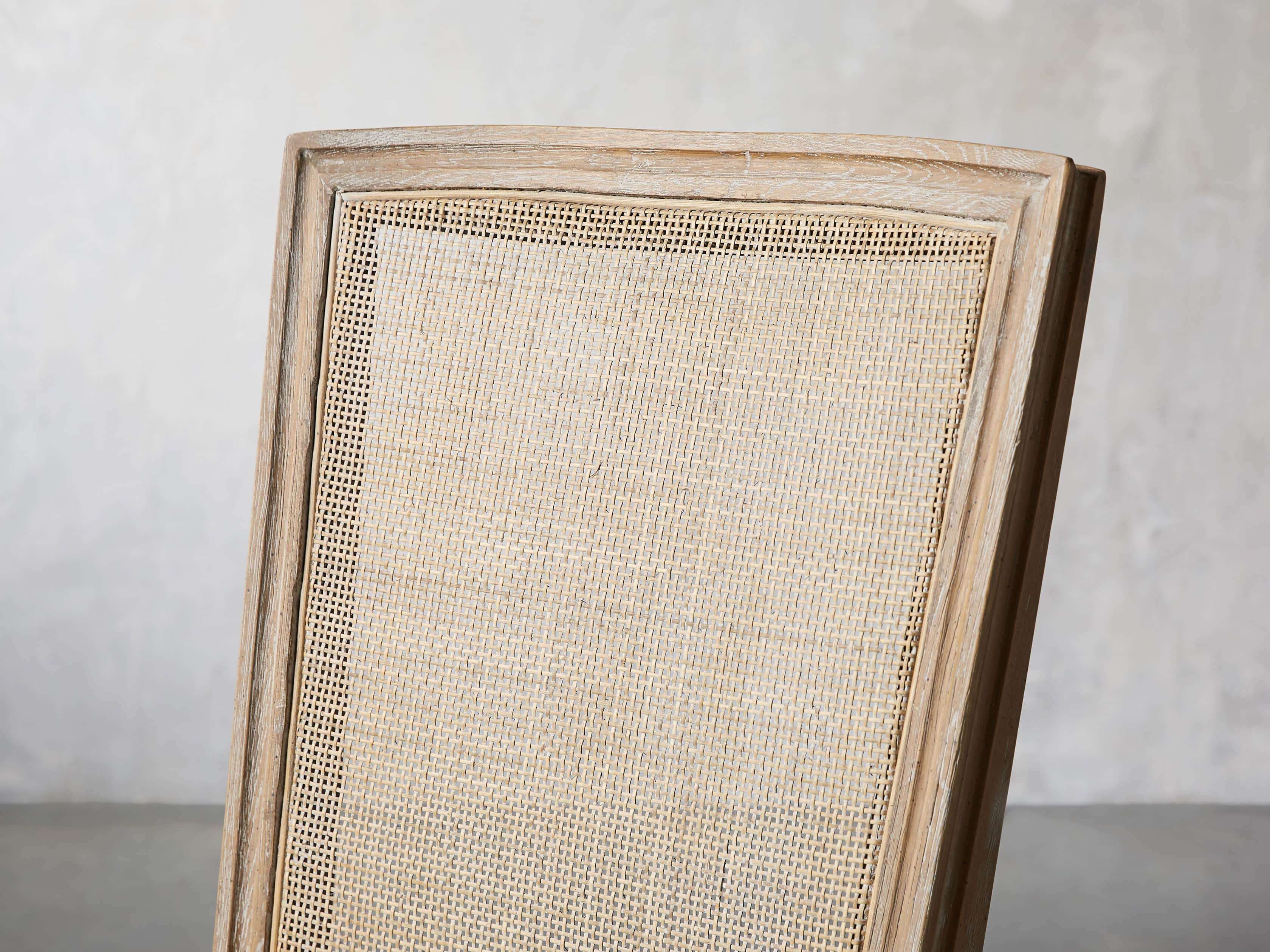 Adele 23" Cane Back Dining Side Chair in Weathered, slide 5 of 8