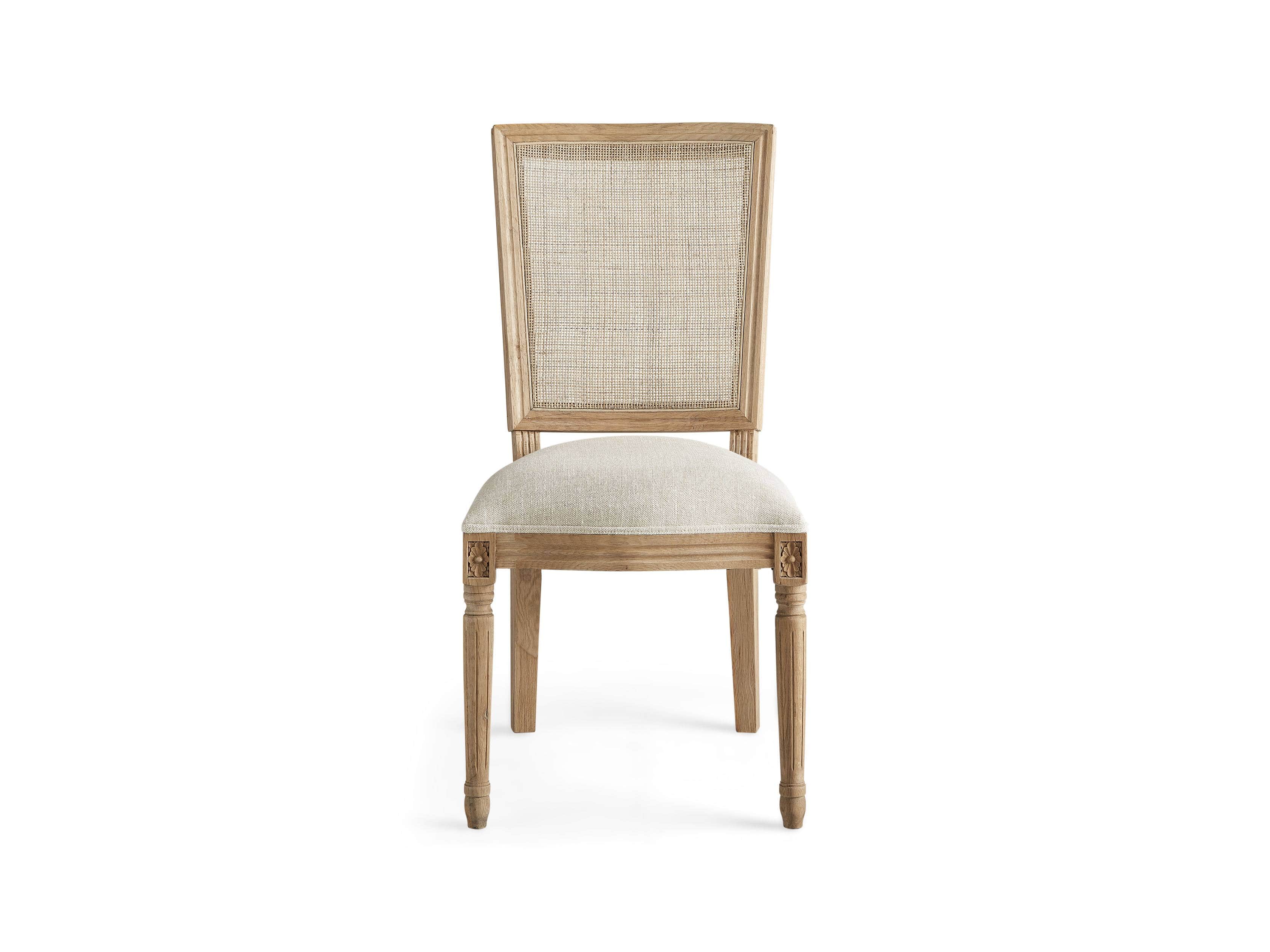Adele 23" Cane Back Dining Side Chair in Weathered, slide 7 of 8