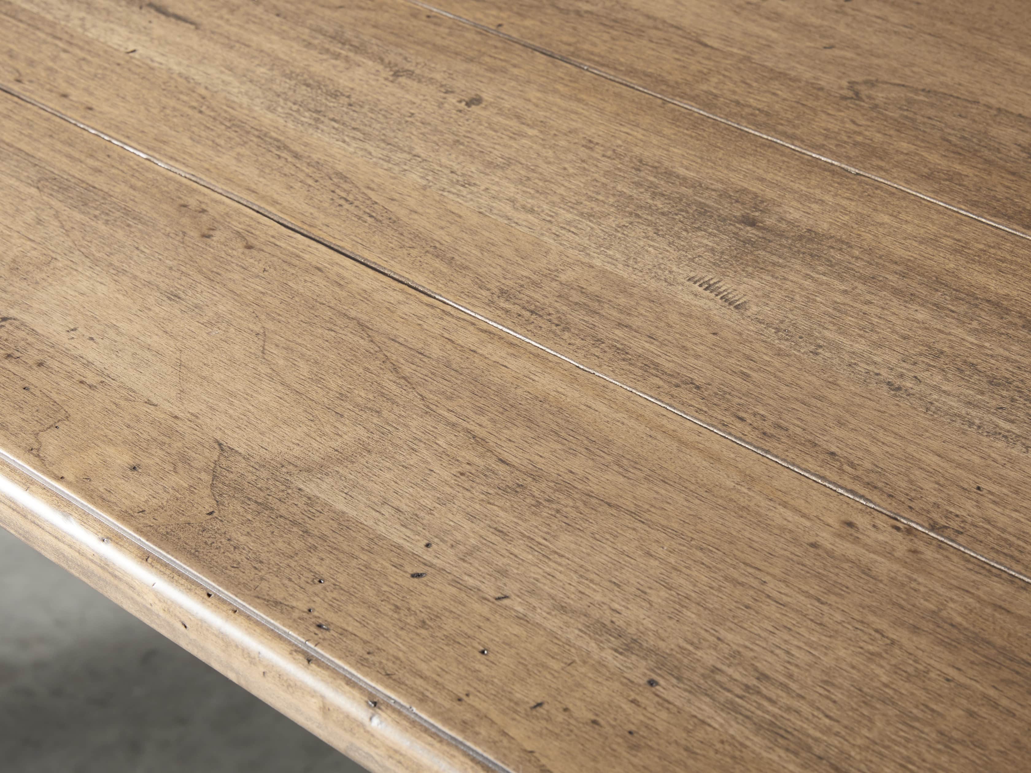 Adriana 118" Rectangle Dining Table in Antique Blond/Neve Base, slide 6 of 8