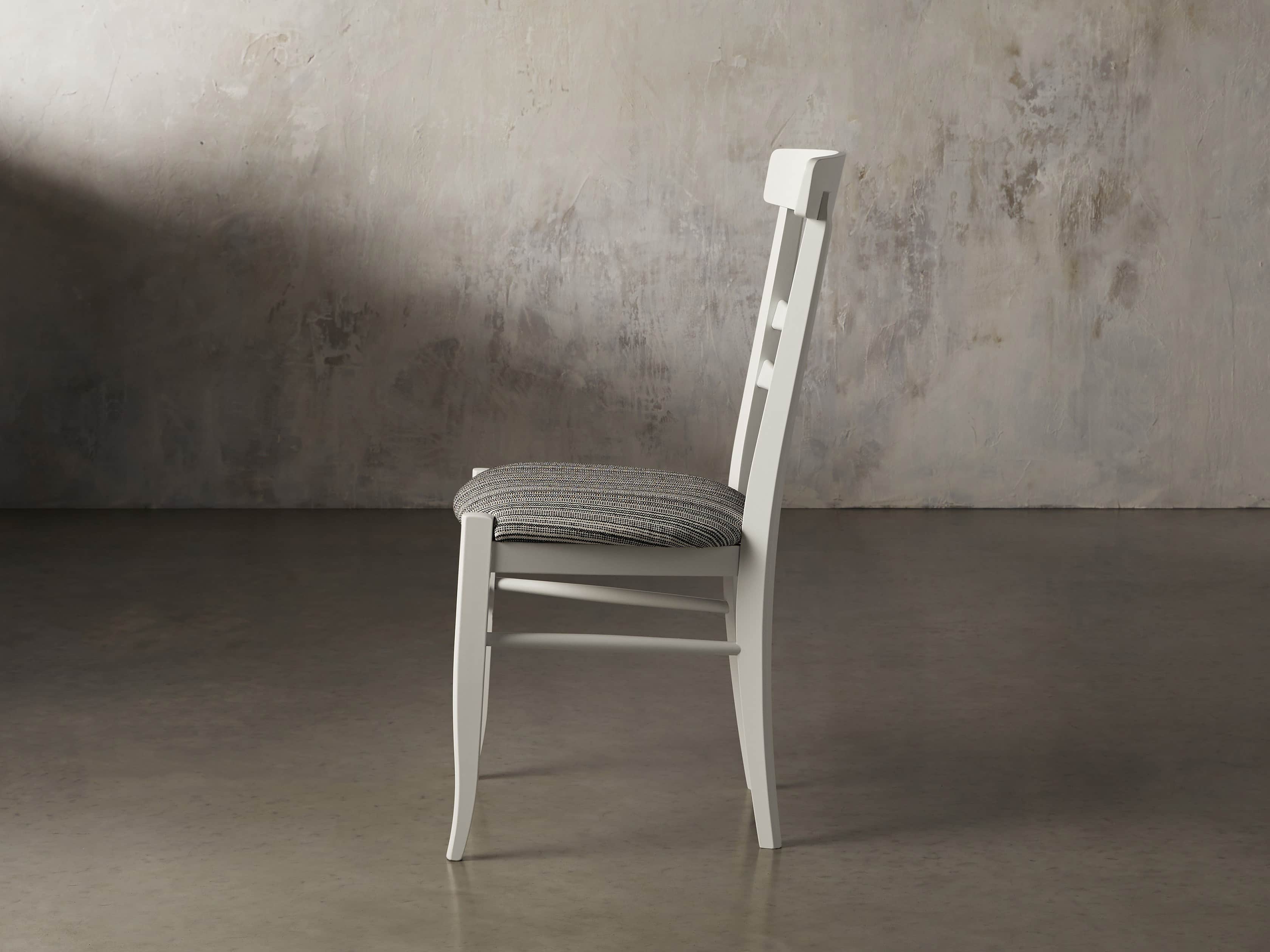 Allora Dining Chair in All White, slide 5 of 10