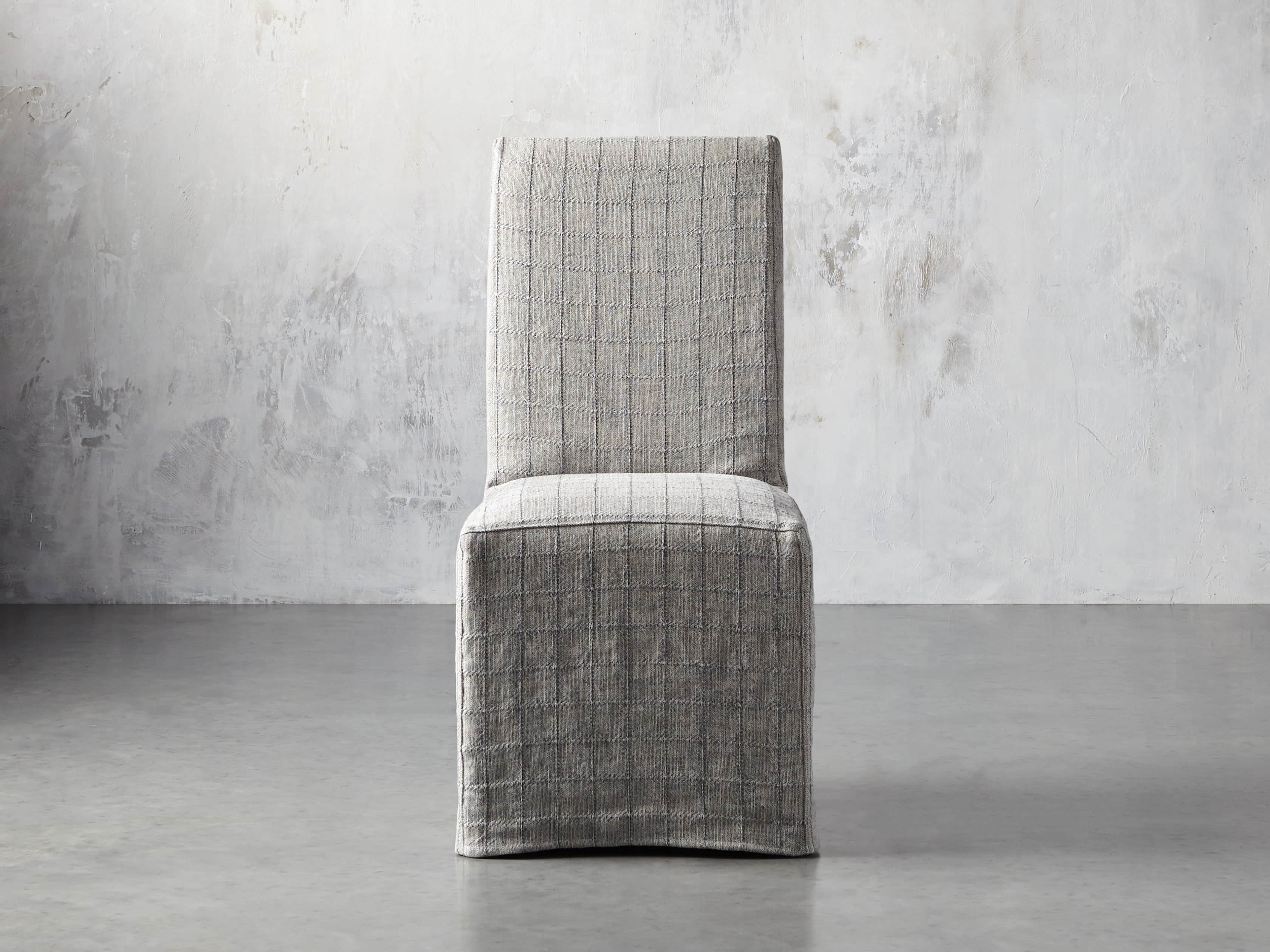 Alma Slipcovered 20" Dining Side Chair in Westport Navy