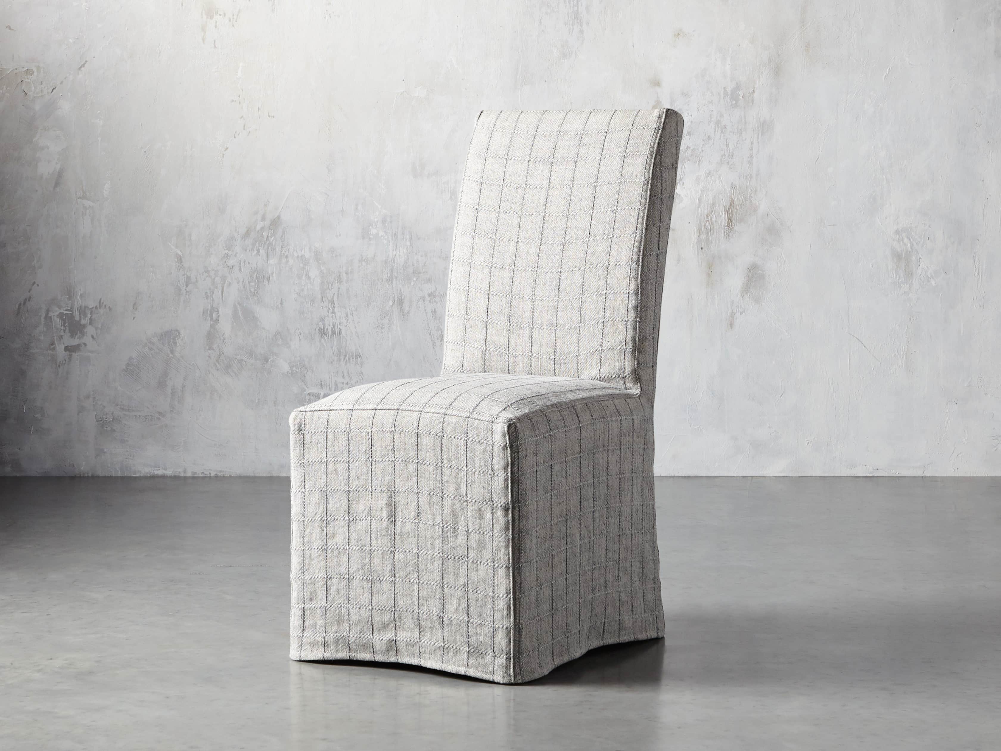 Alma Slipcovered 20" Dining Side Chair in Westport Navy