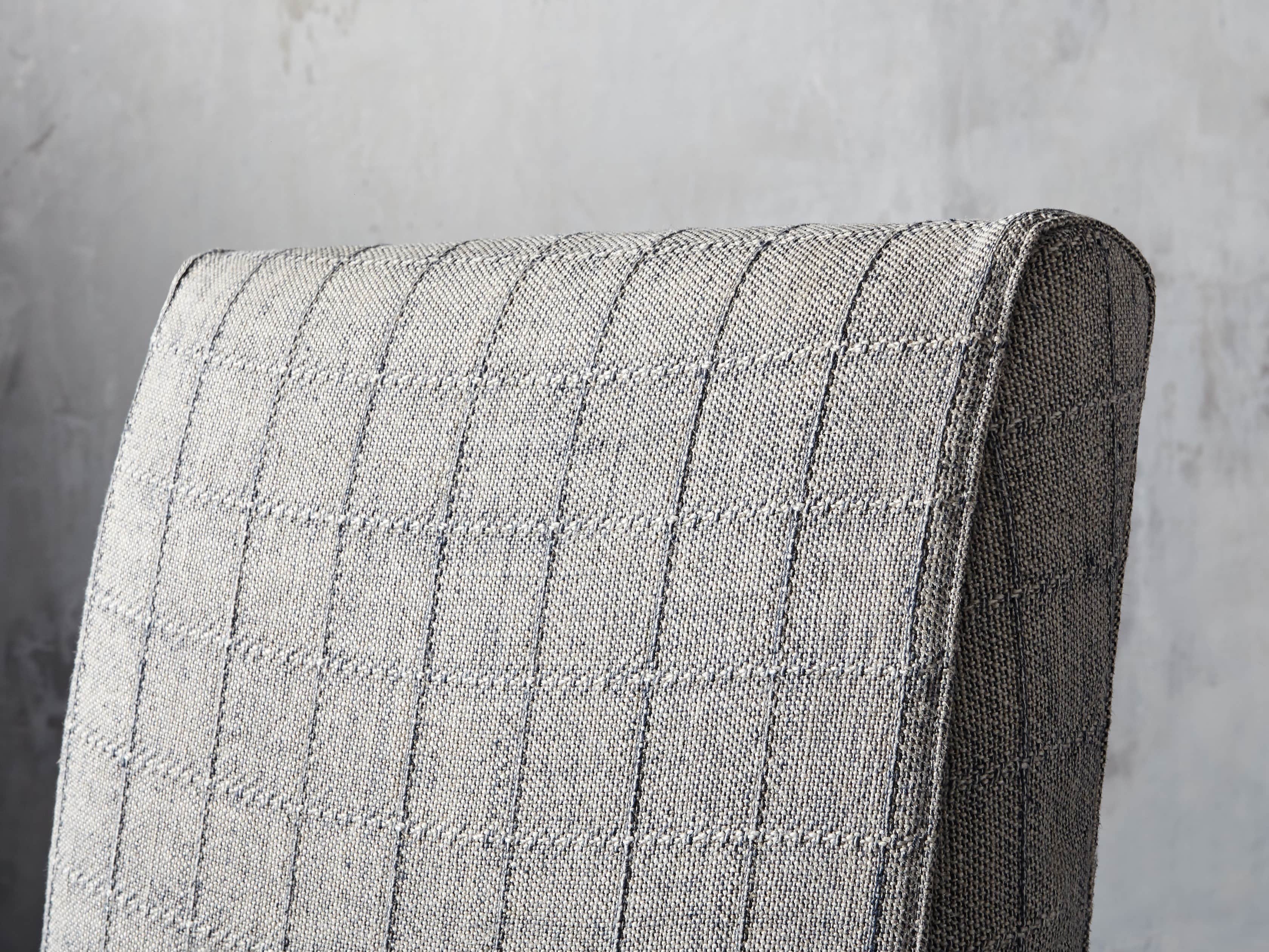 Alma Slipcovered 20" Dining Side Chair in Westport Navy