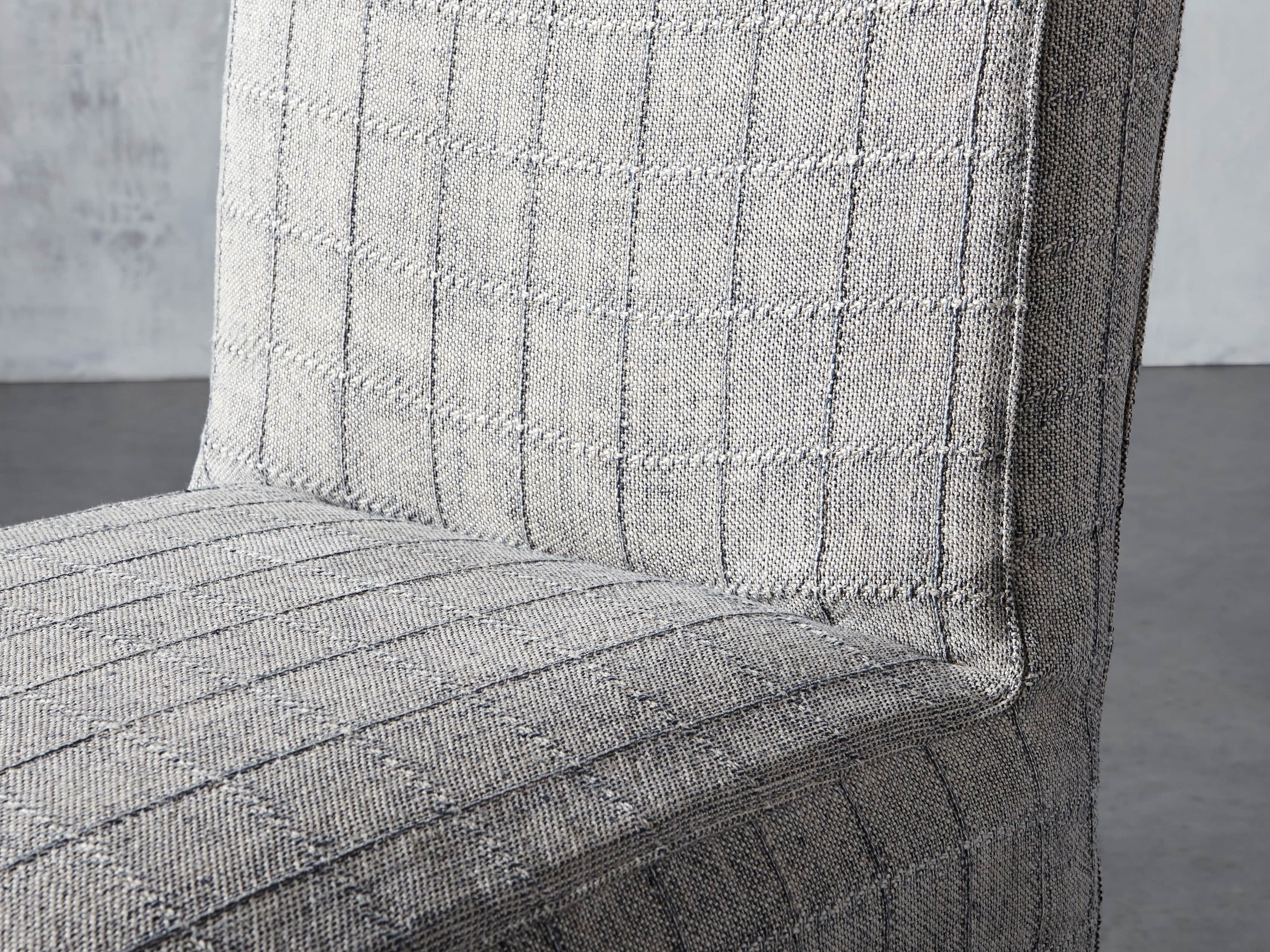Alma Slipcovered 20" Dining Side Chair in Westport Navy