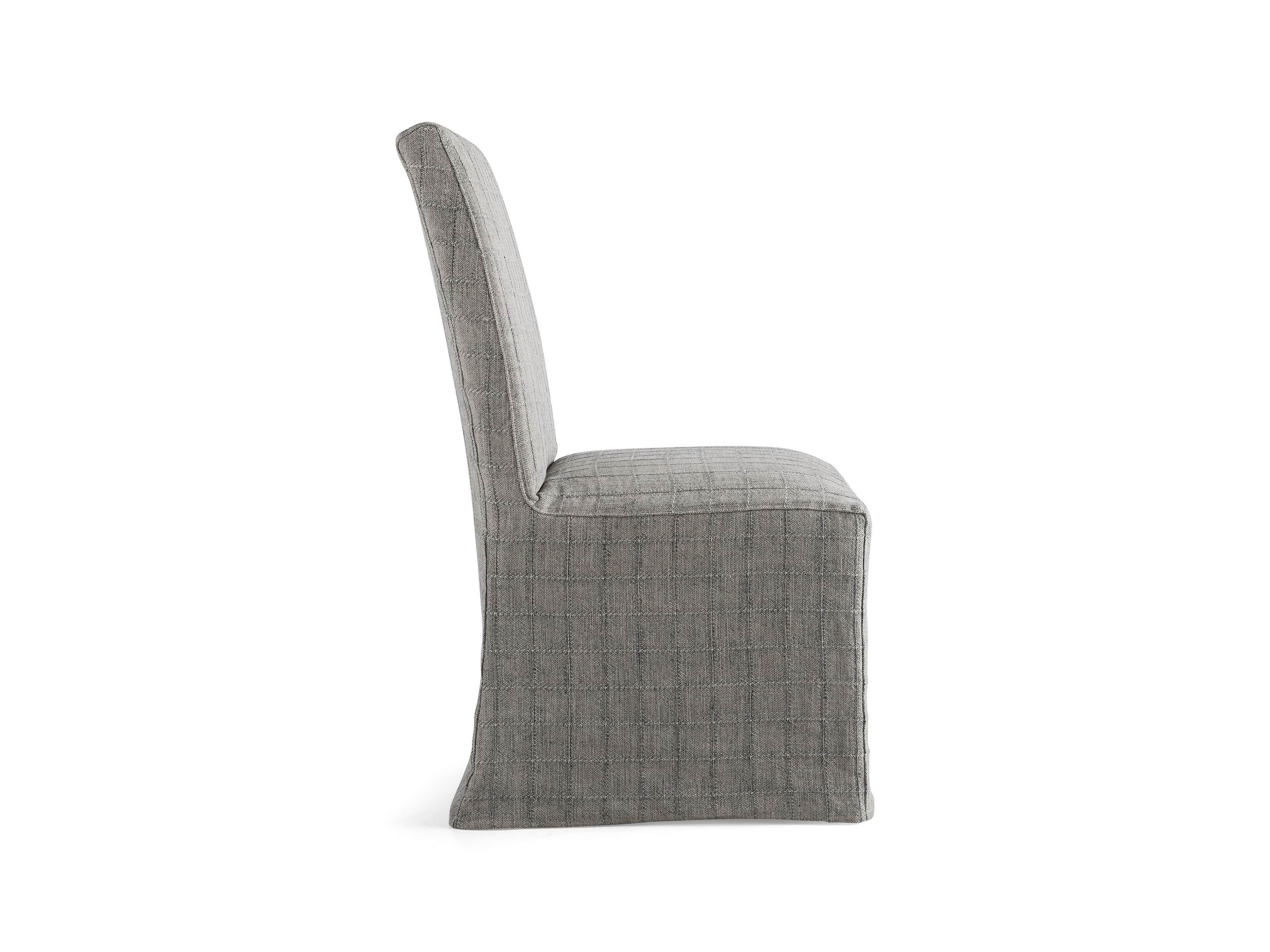 Alma Slipcovered 20" Dining Side Chair in Westport Navy