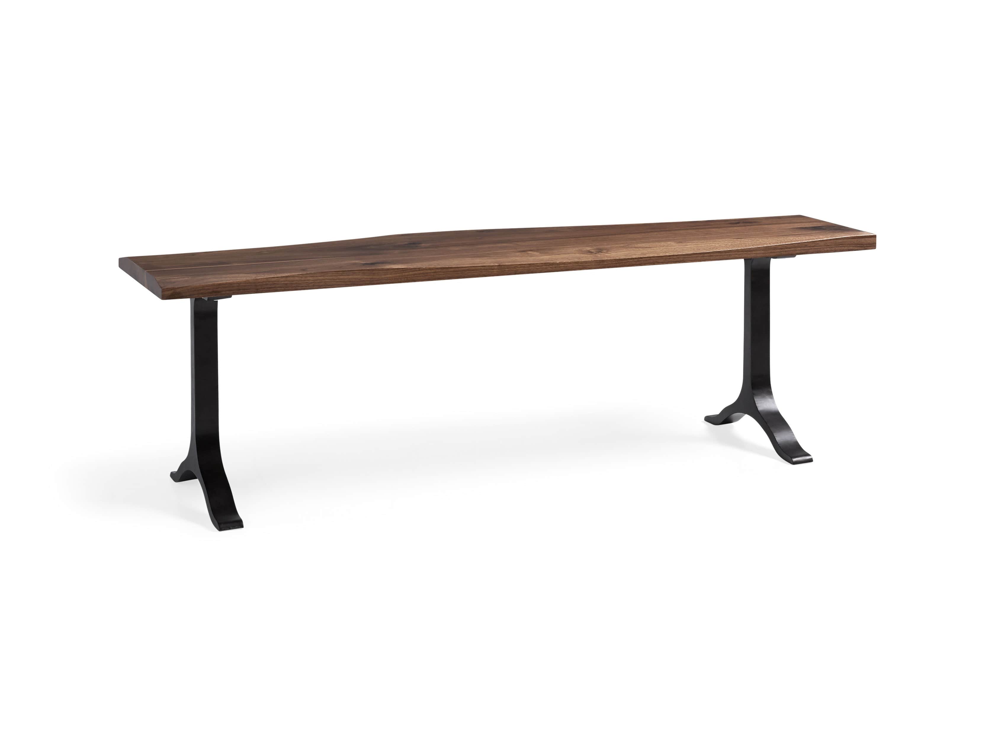 Ansel 60" Dining Bench in Brown Walnut