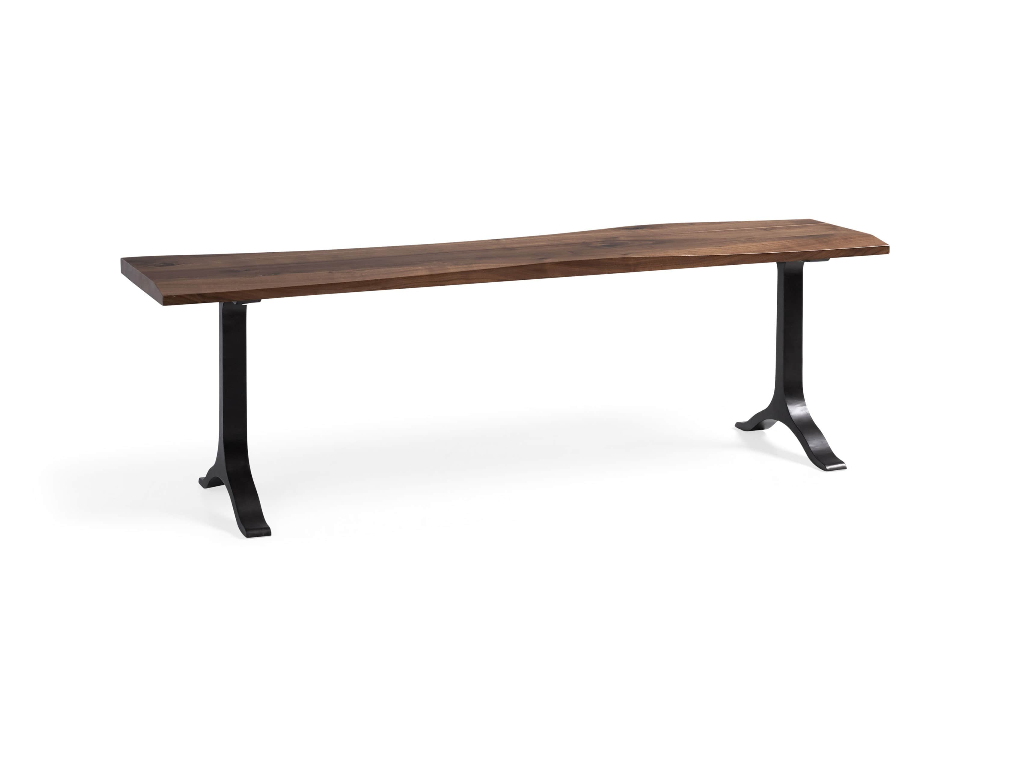 Ansel 60" Dining Bench in Brown Walnut