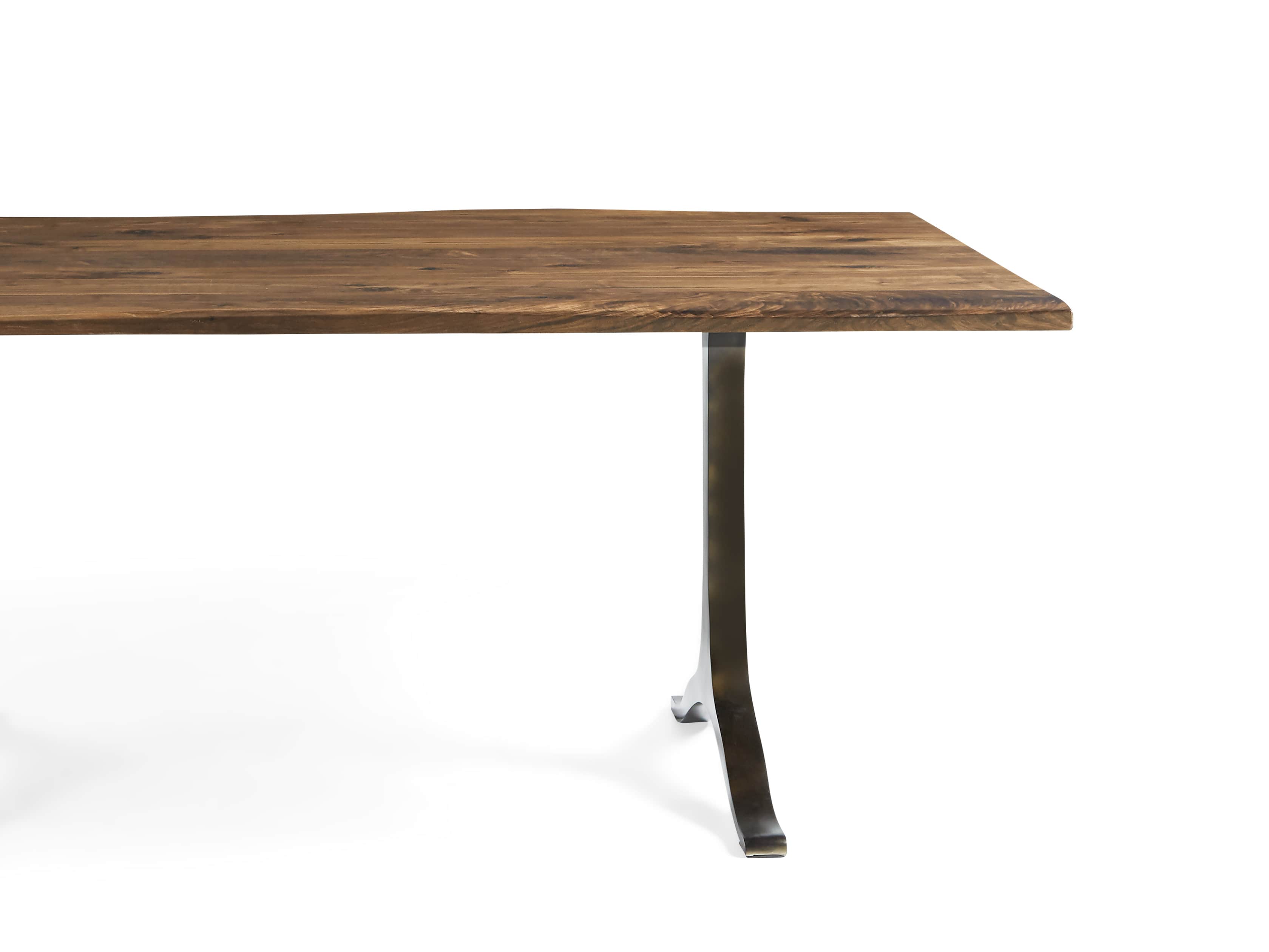 Ansel 84" Dining Table in Brown Walnut