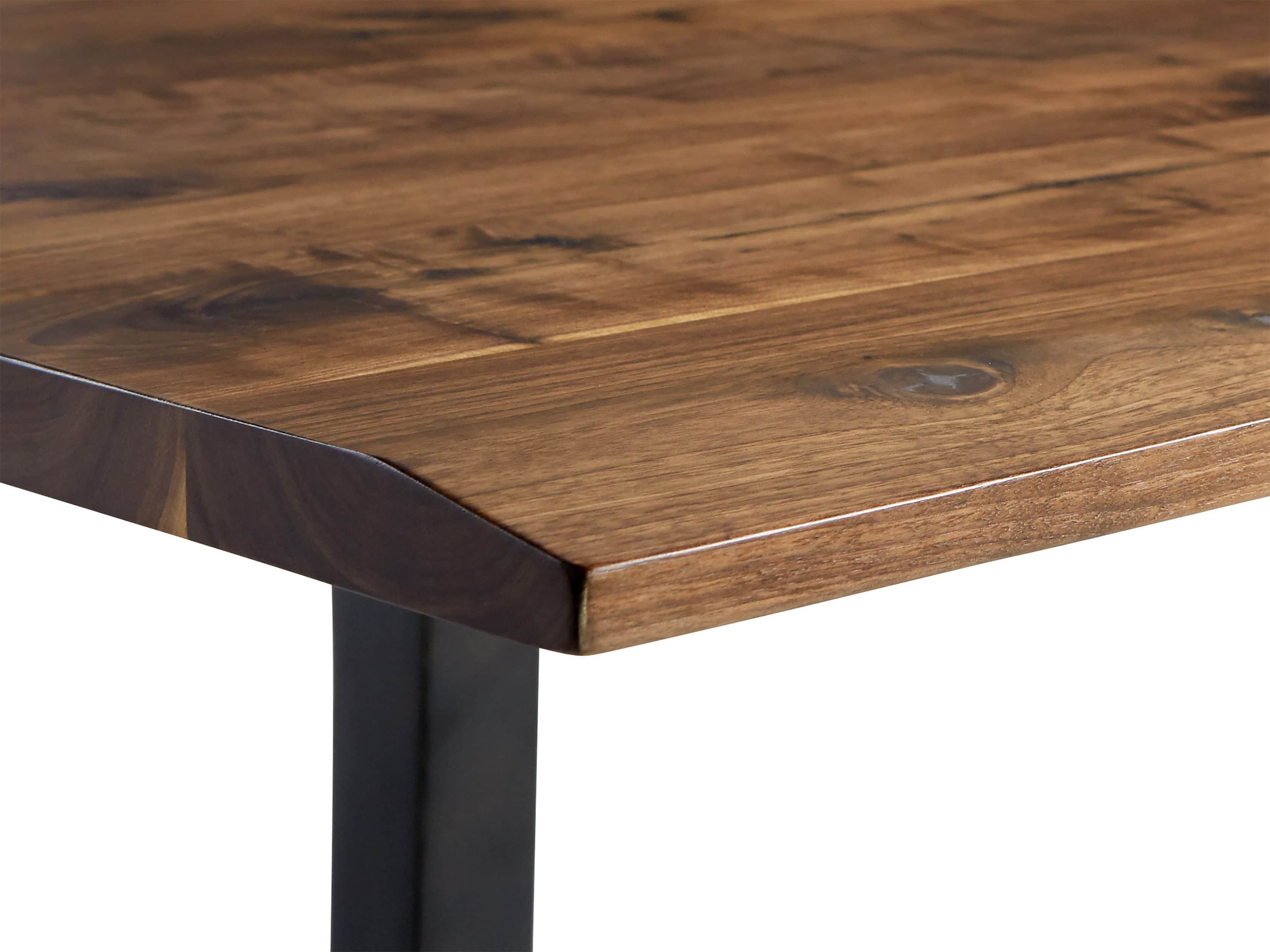 Ansel 84" Dining Table in Brown Walnut