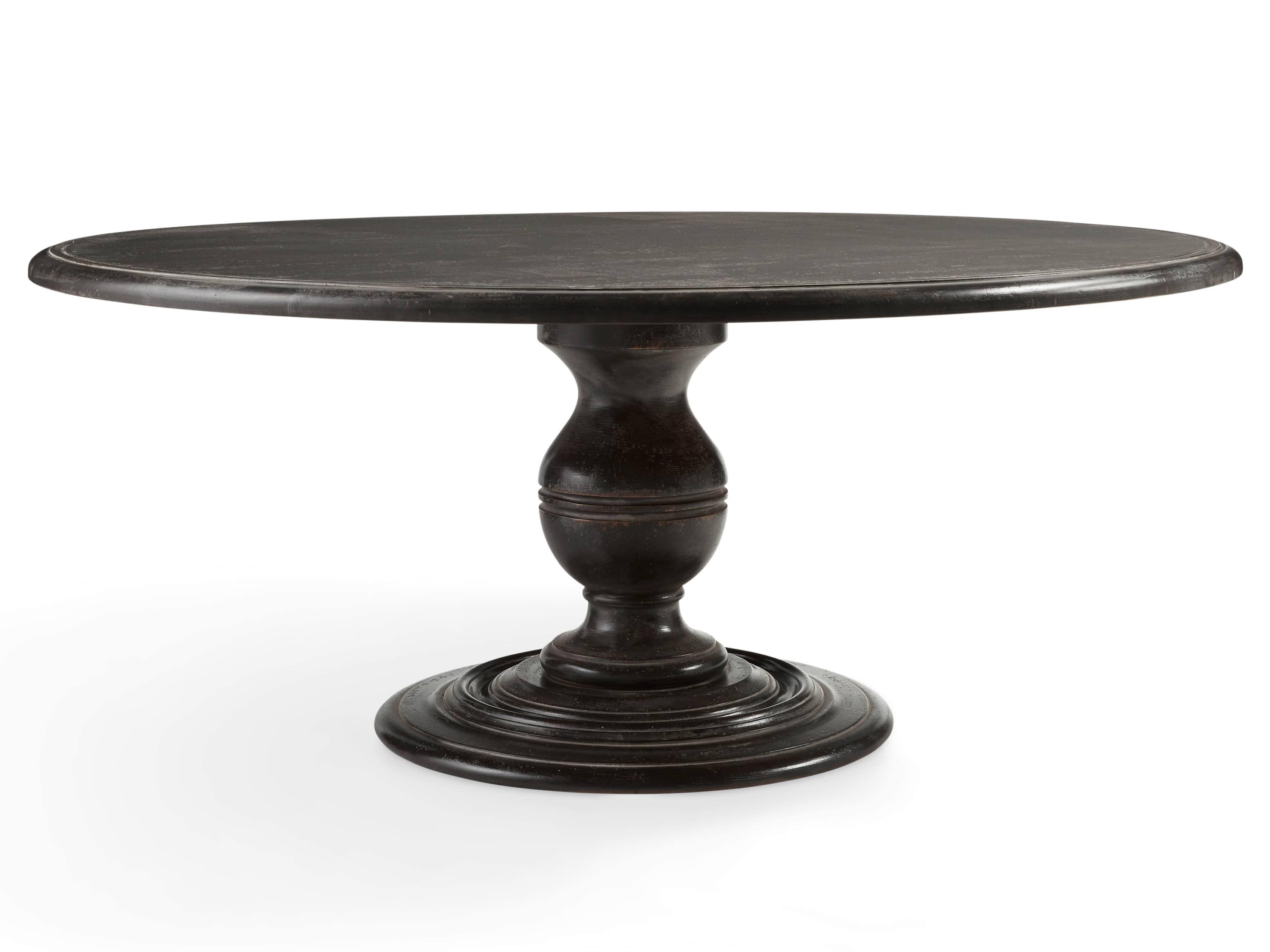 Asolo 60” Worn Black Dining Table