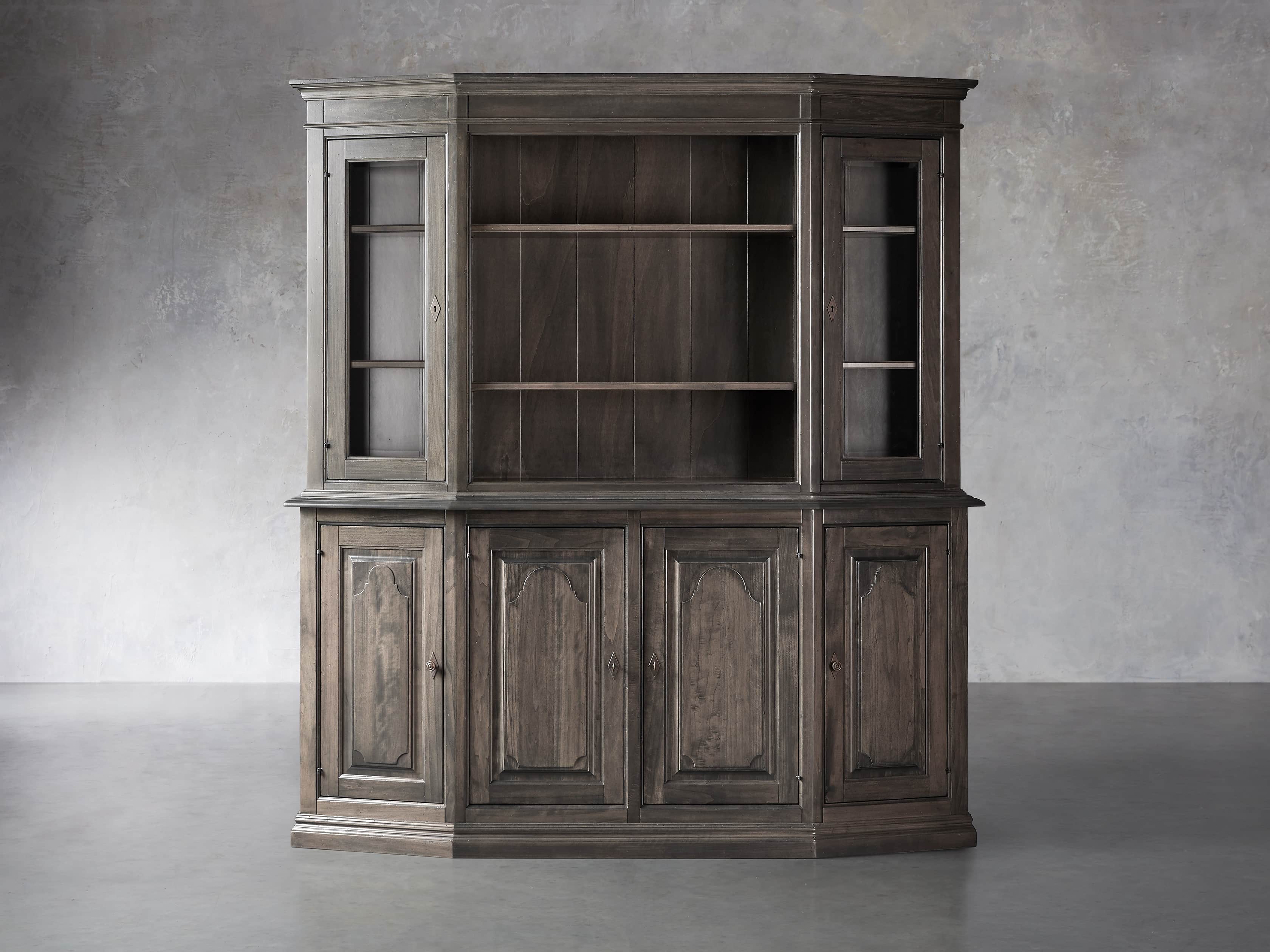 Asolo Hutch & Credenza in Porfido, slide 1 of 4