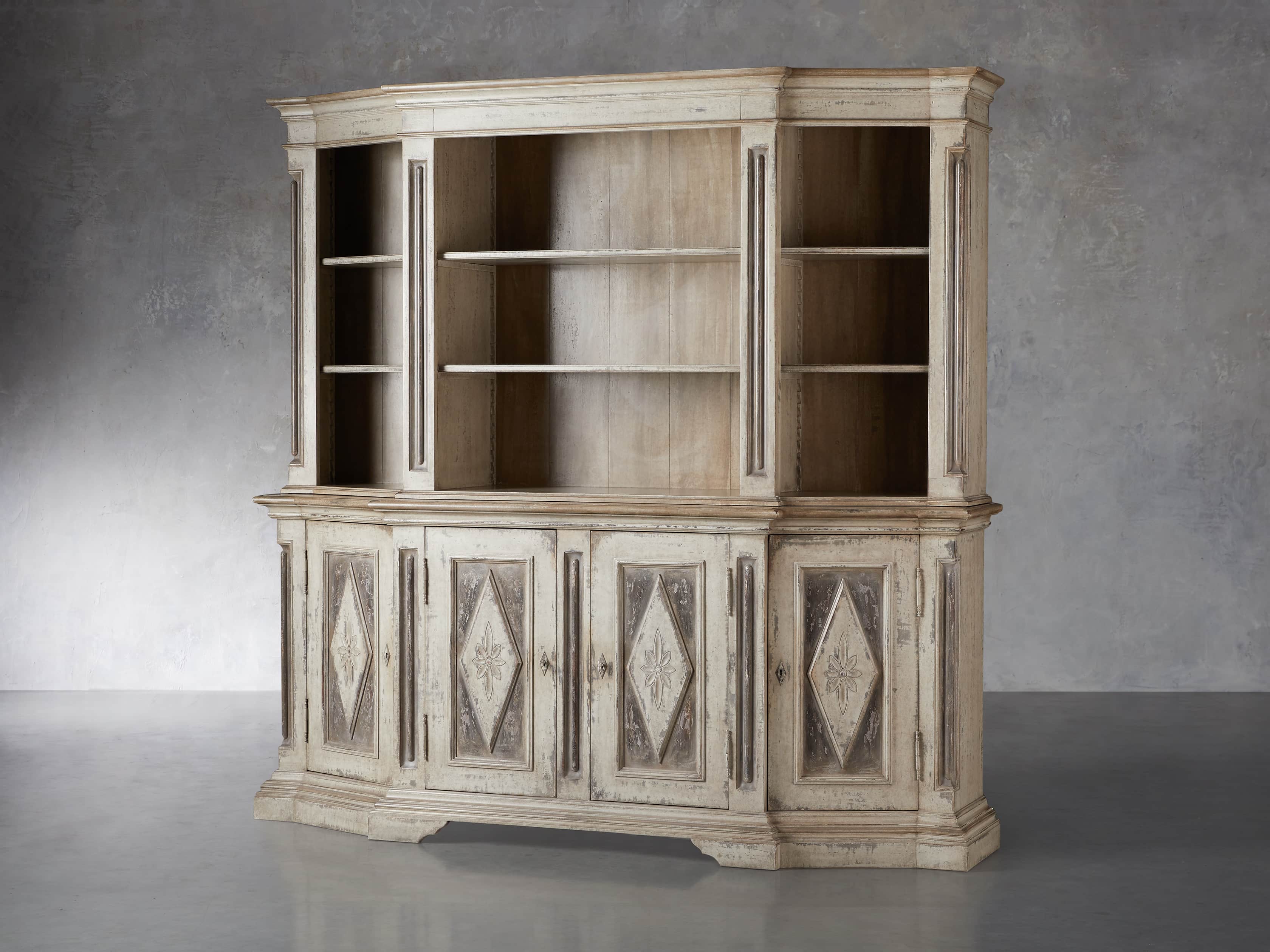 Bergamo Bell'Arte 99" Hutch & Credenza, slide 2 of 4