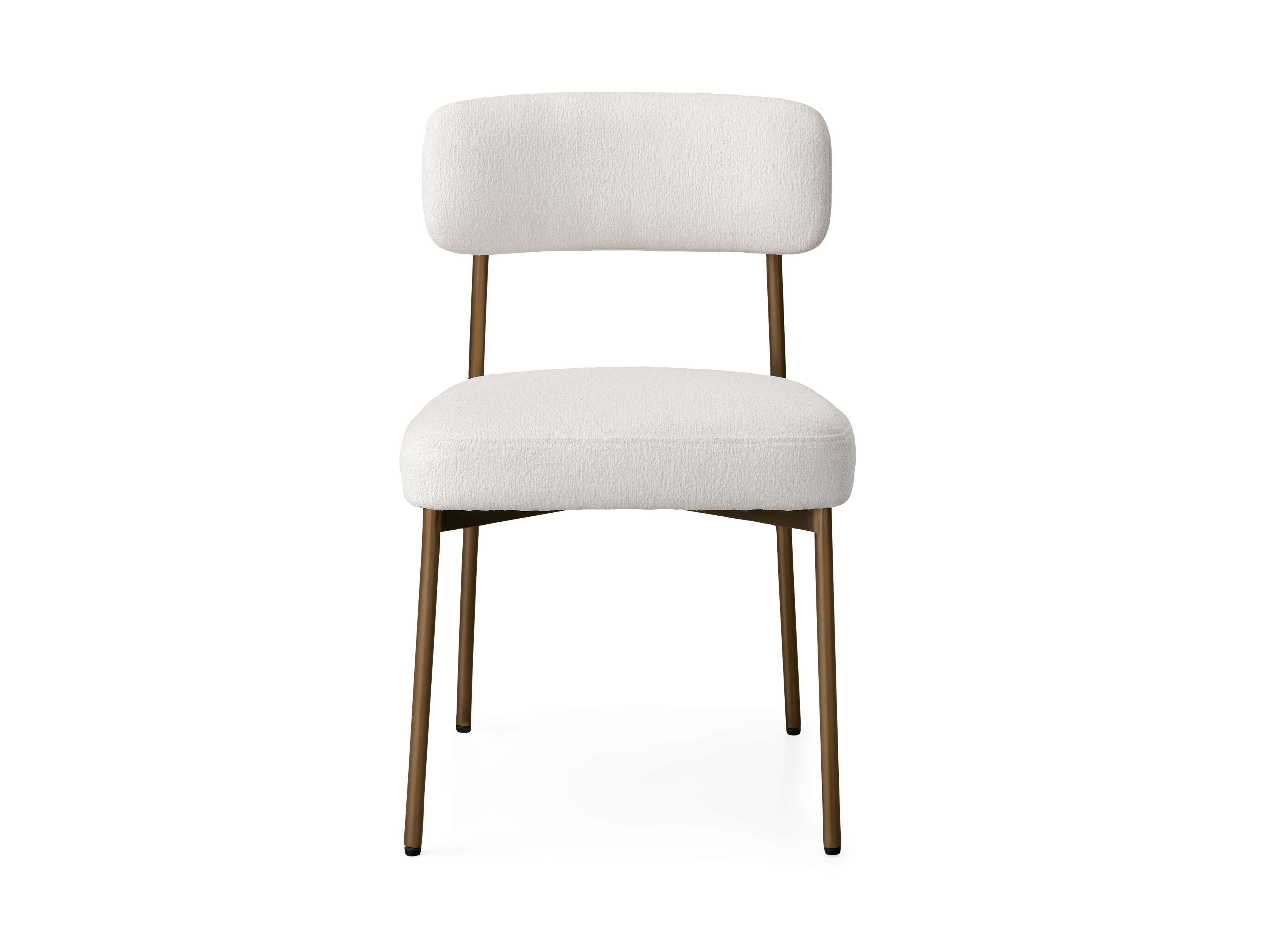 Billie Dining Chair in Antique Brass and Cushing Mellow