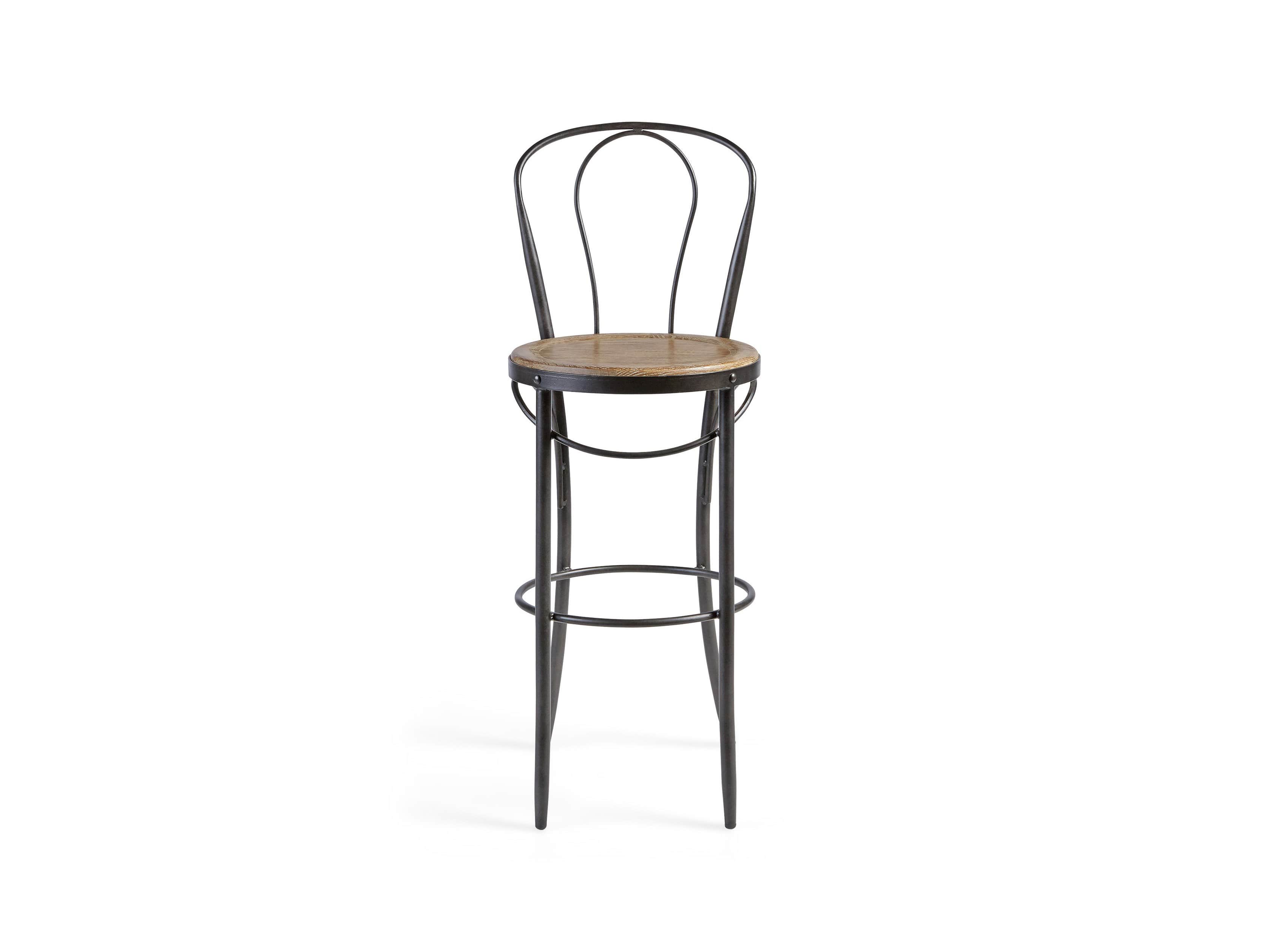 Bistro 16" Barstool in Light Burnt Oak