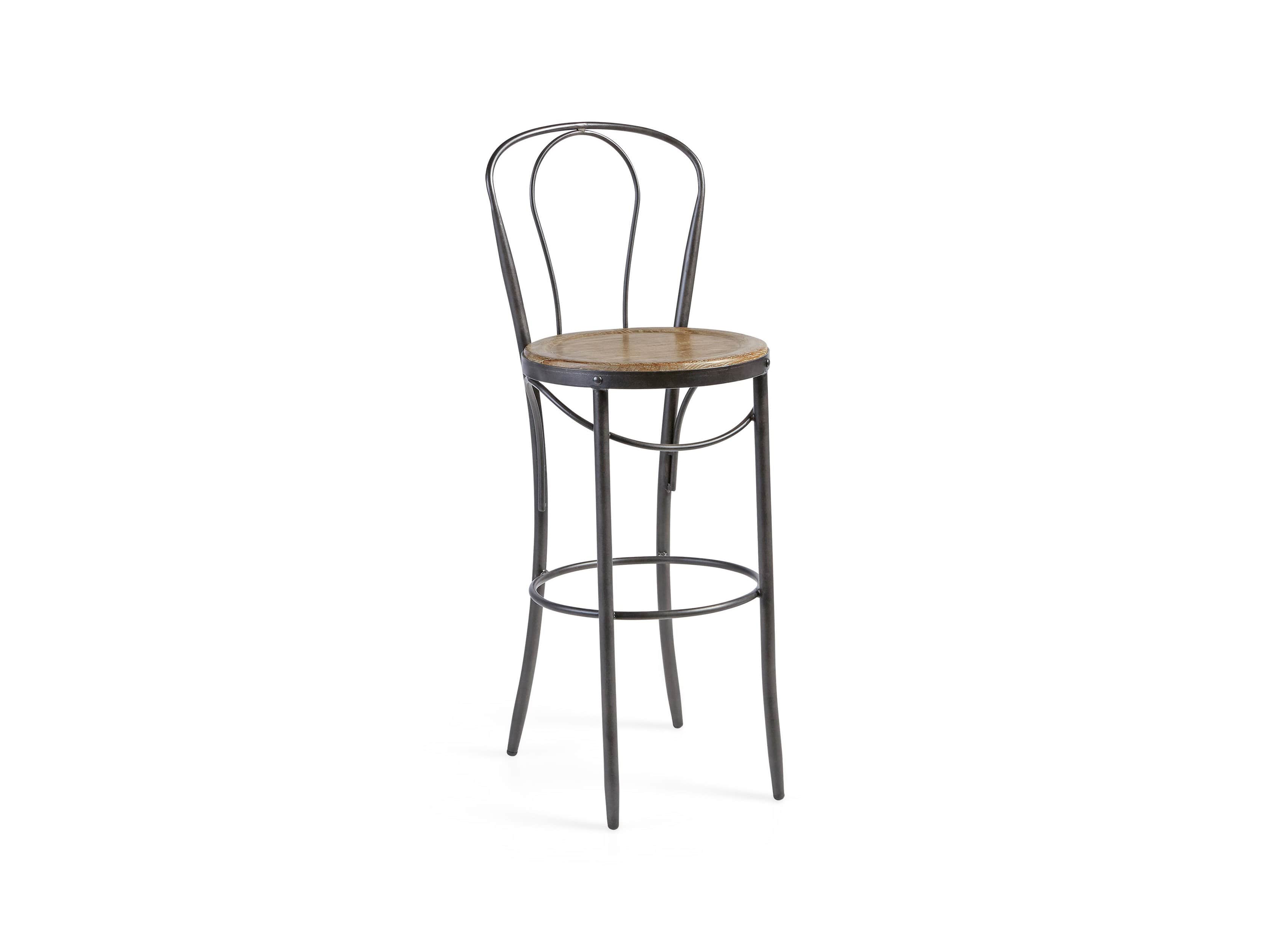 Bistro 16" Barstool in Light Burnt Oak