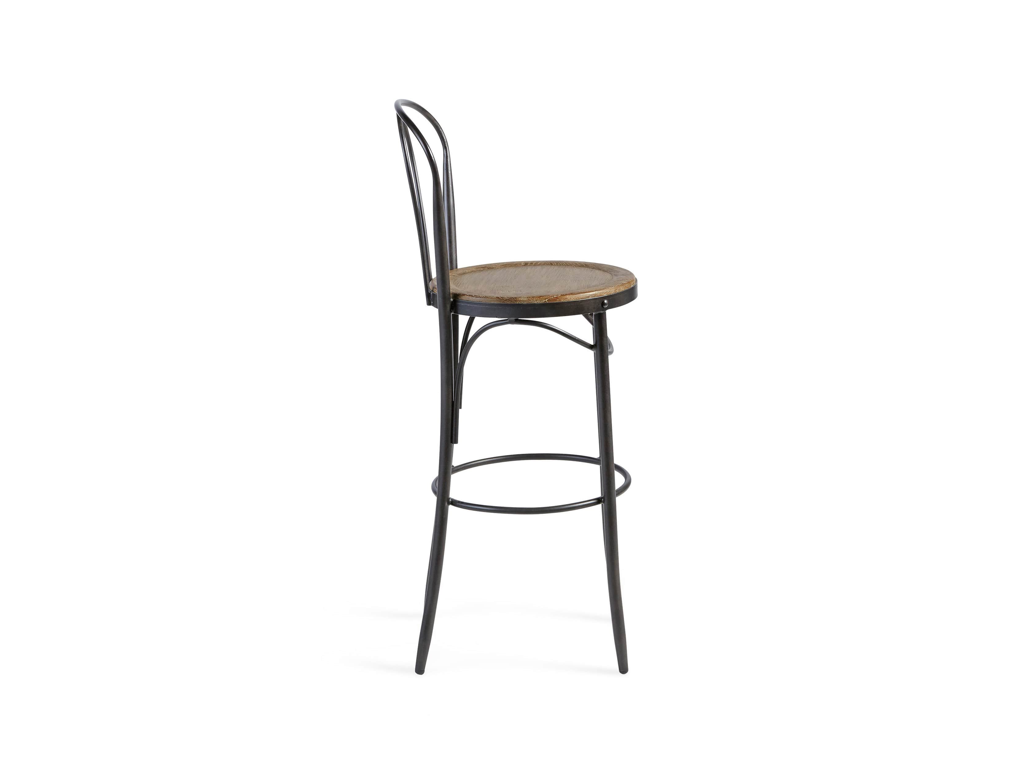 Bistro 16" Barstool in Light Burnt Oak