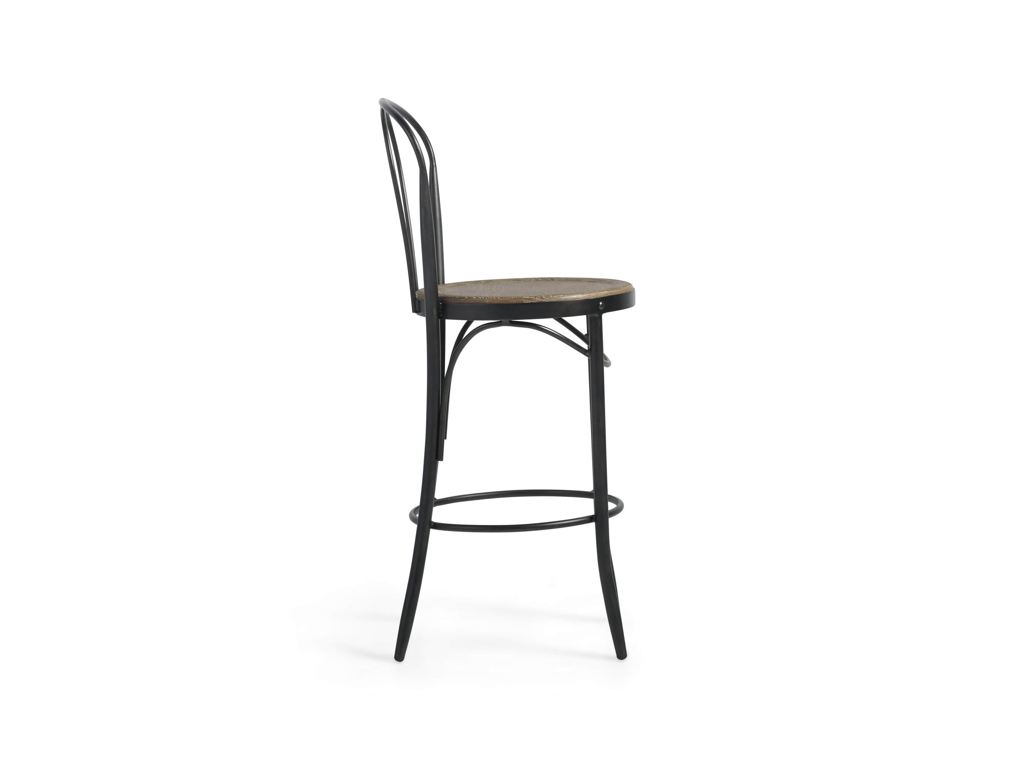 Bistro 16" Counter Stool in Light Burnt Oak, slide 4 of 5
