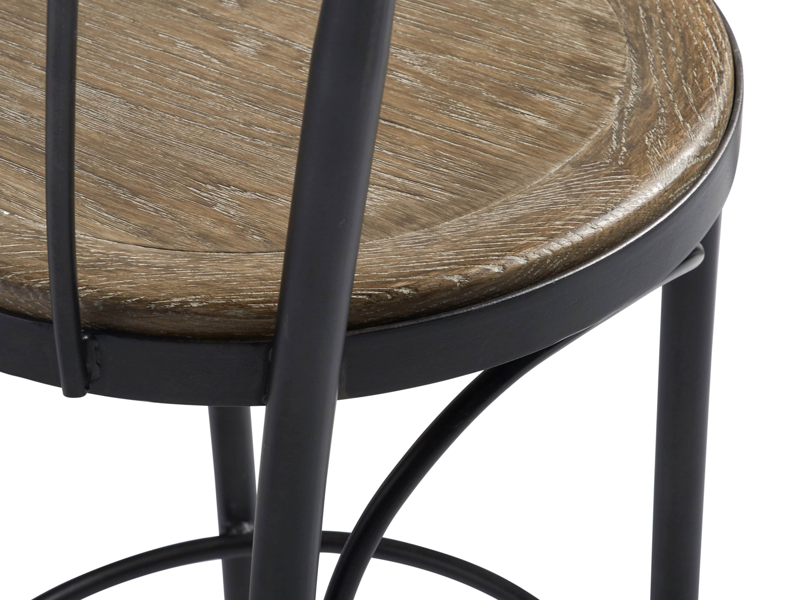 Bistro 16" Counter Stool in Light Burnt Oak, slide 5 of 5