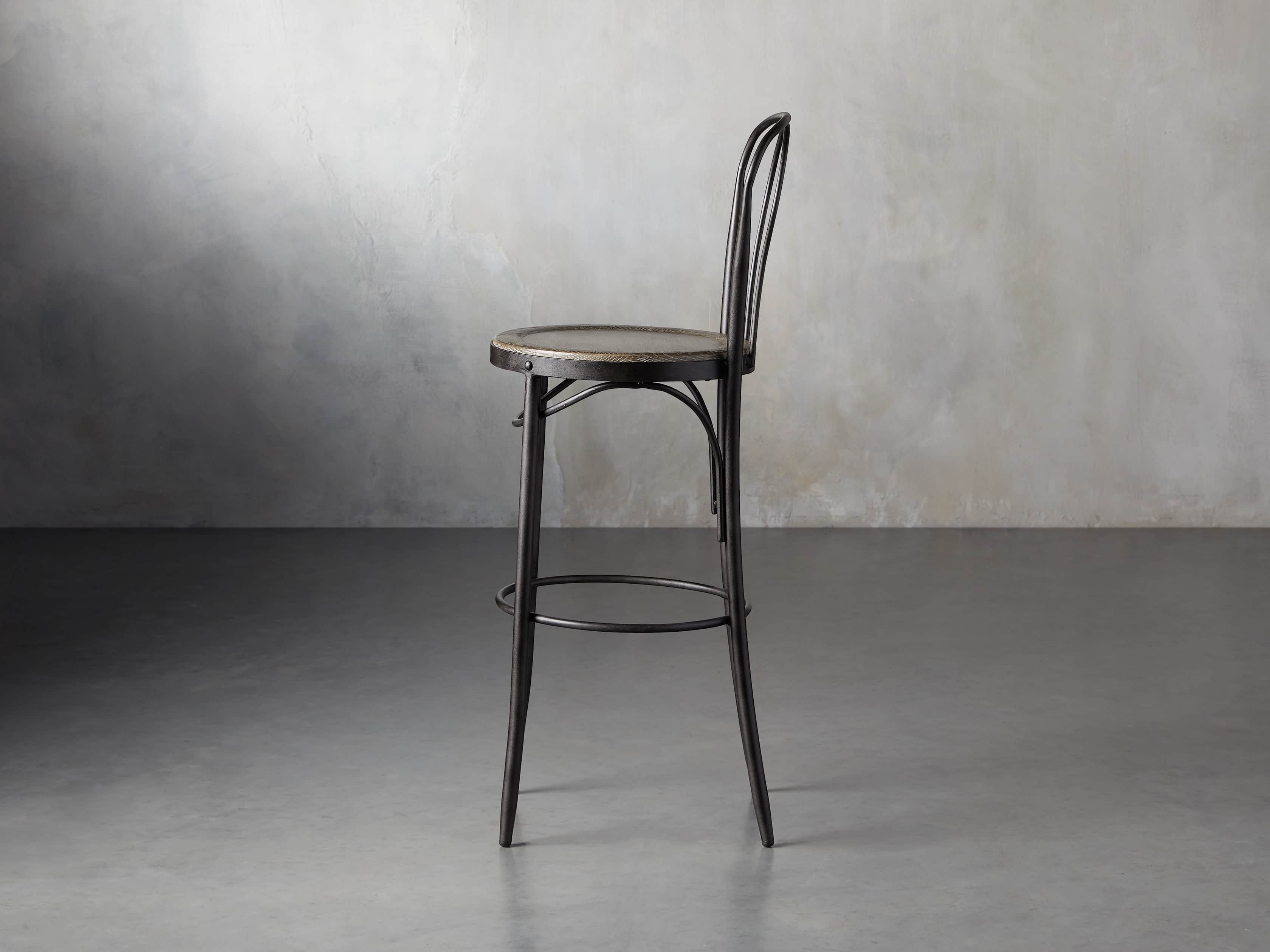 Bistro Barstool in Grey, slide 3 of 9
