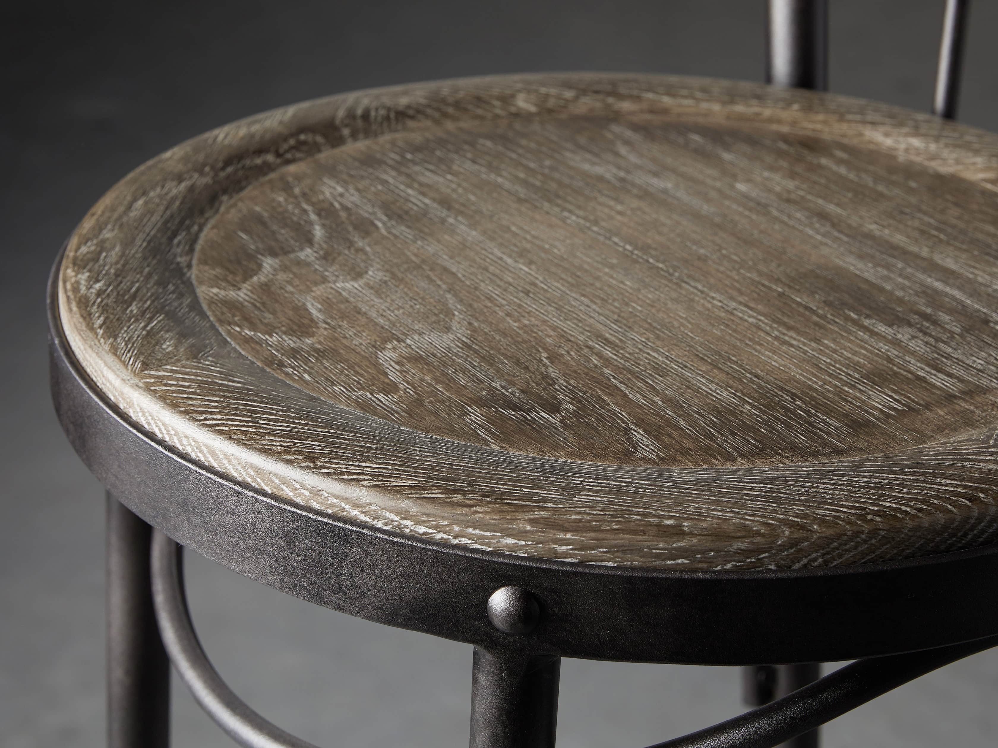 Bistro Counter Stool in Grey