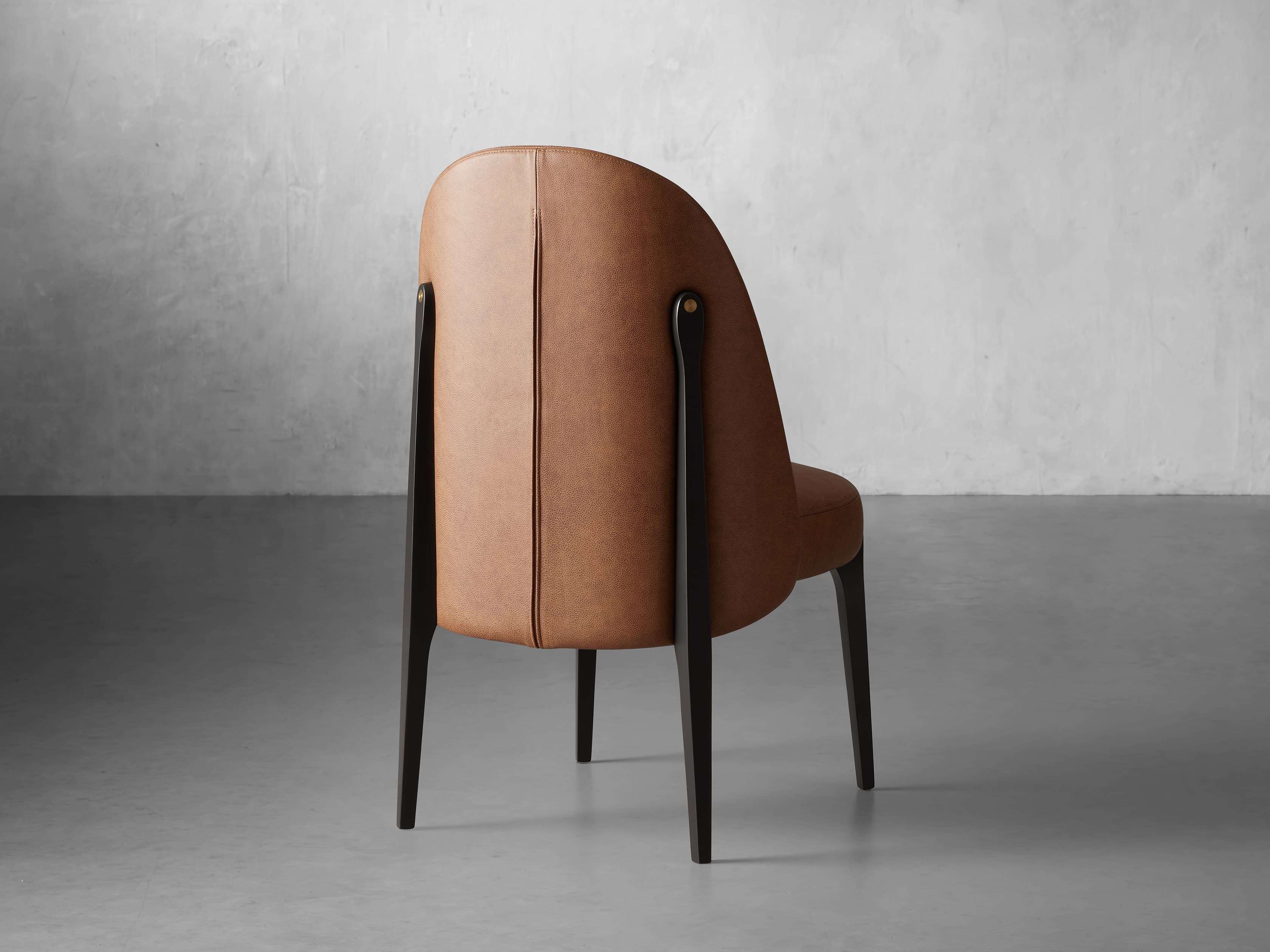 Arhaus leather best sale dining chairs