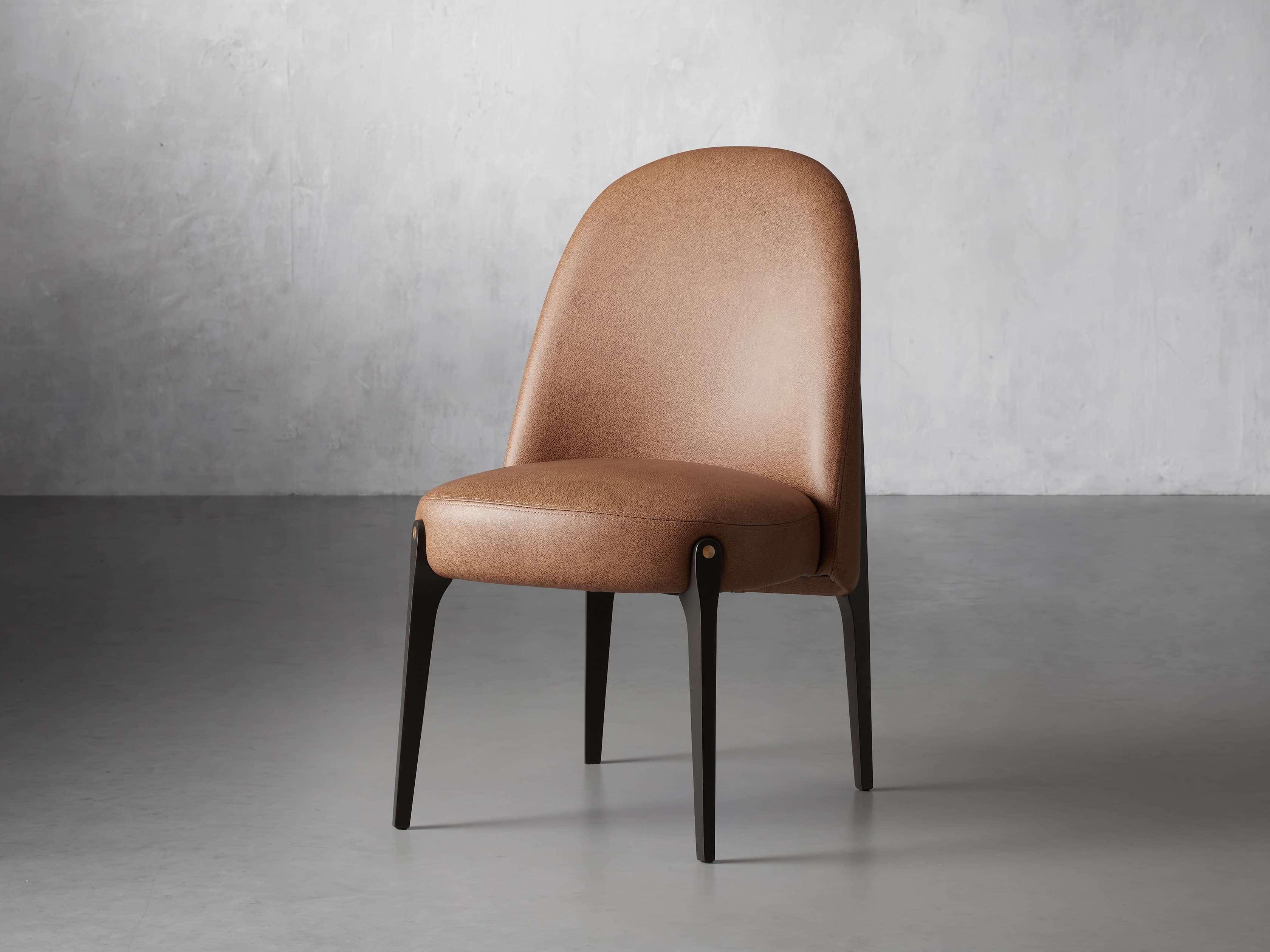 Saddle leather side discount chair