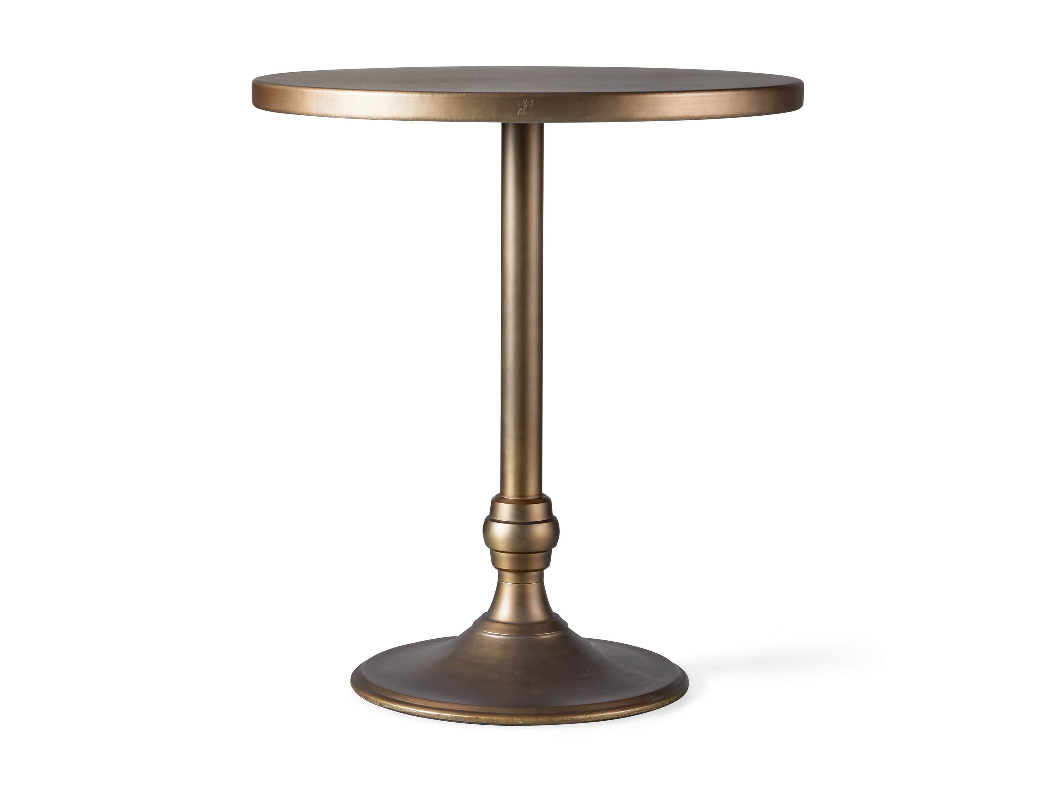 Brass Aluminum 36" Bar Table with Wade Base, slide 4 of 4