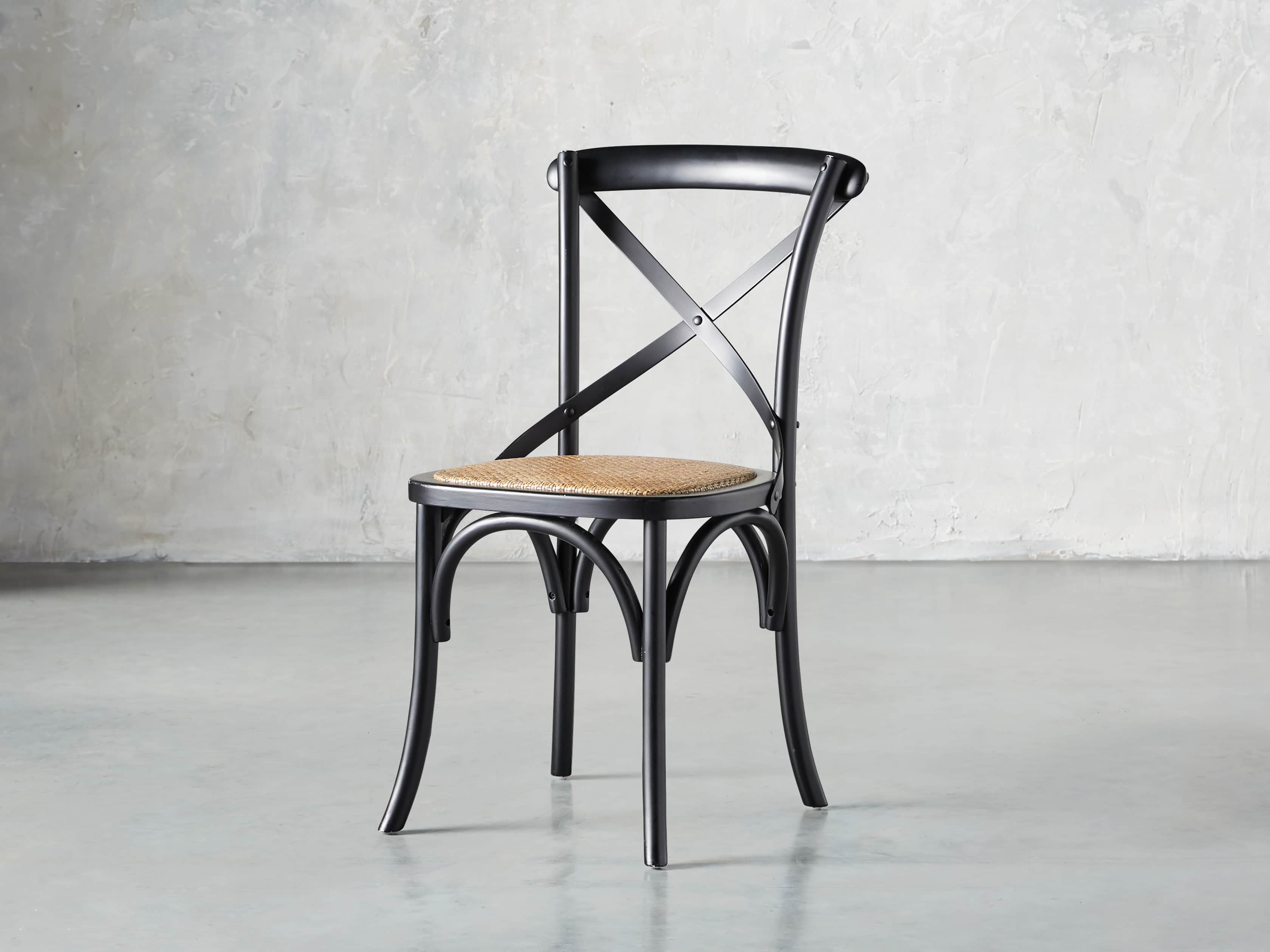Cadence Dining Chair with Rattan Seat