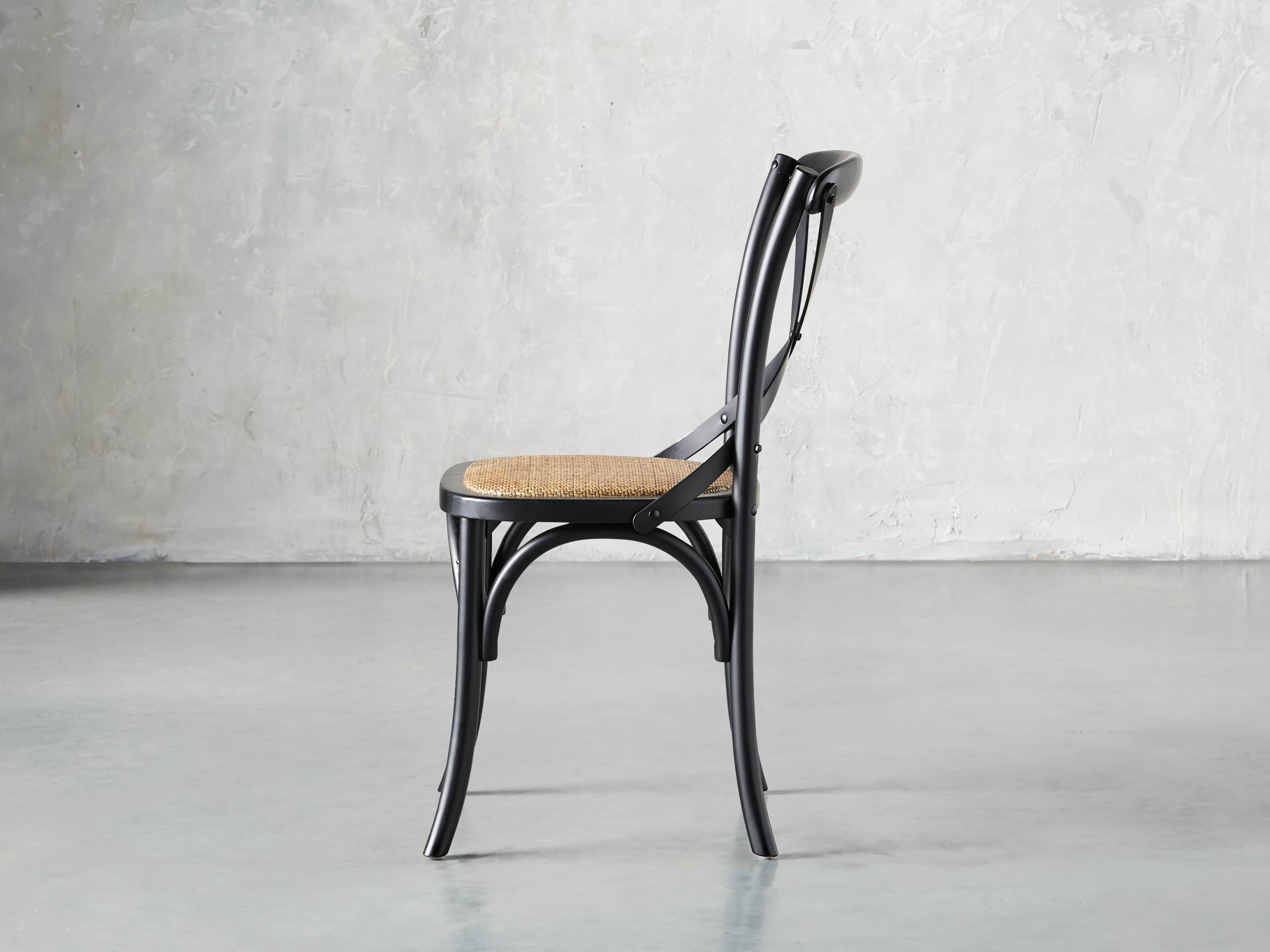 Cadence Dining Chair with Rattan Seat