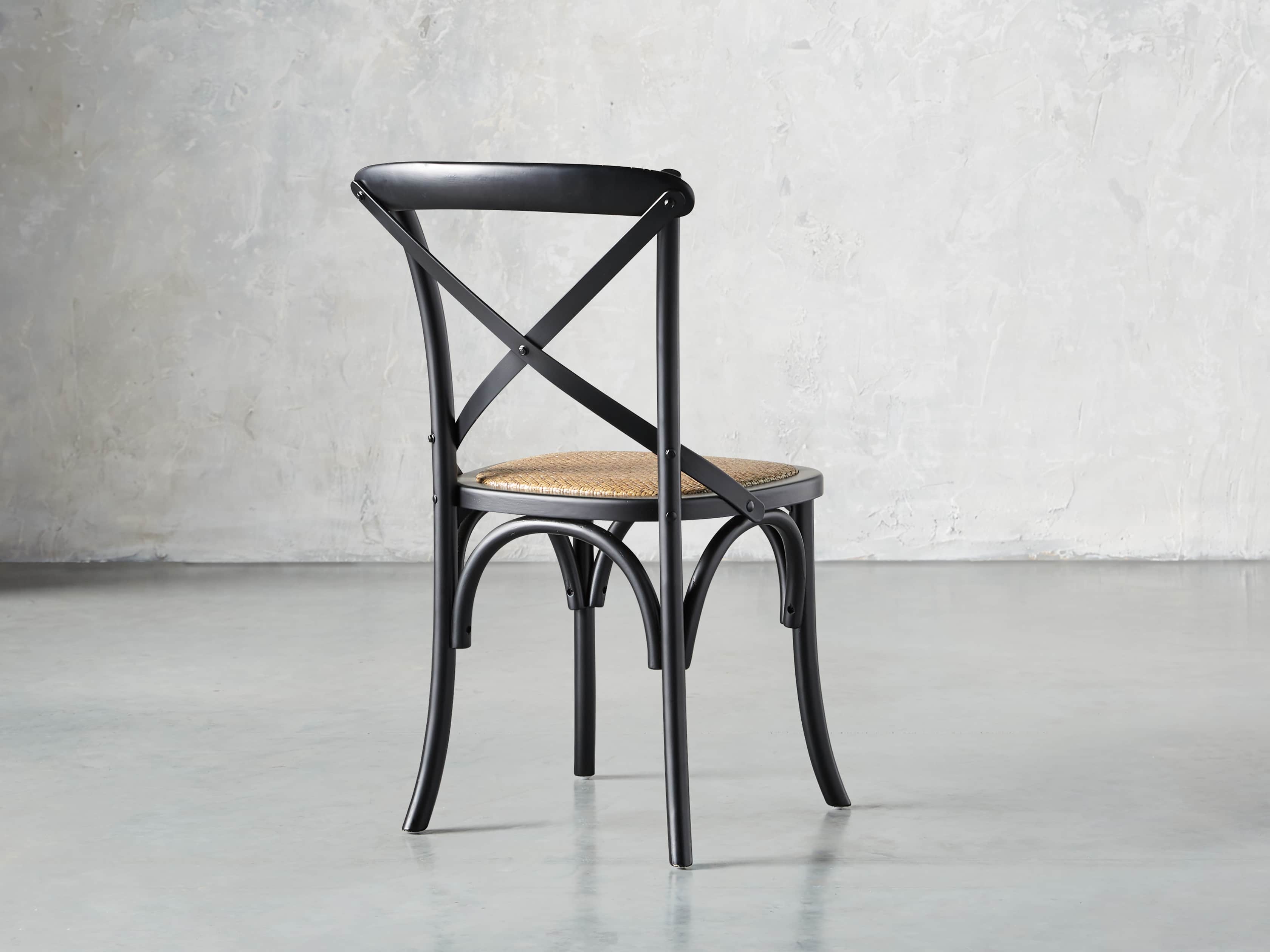 Cadence Dining Chair with Rattan Seat