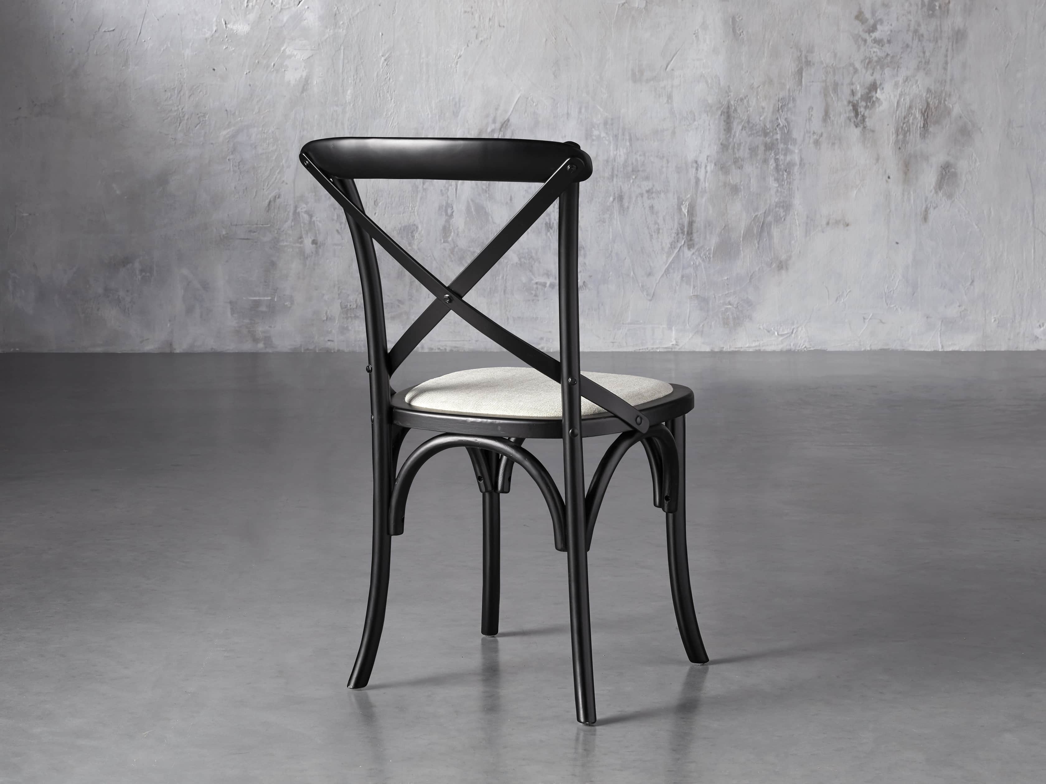 Cadence Dining Chair with Linen Natural Seat