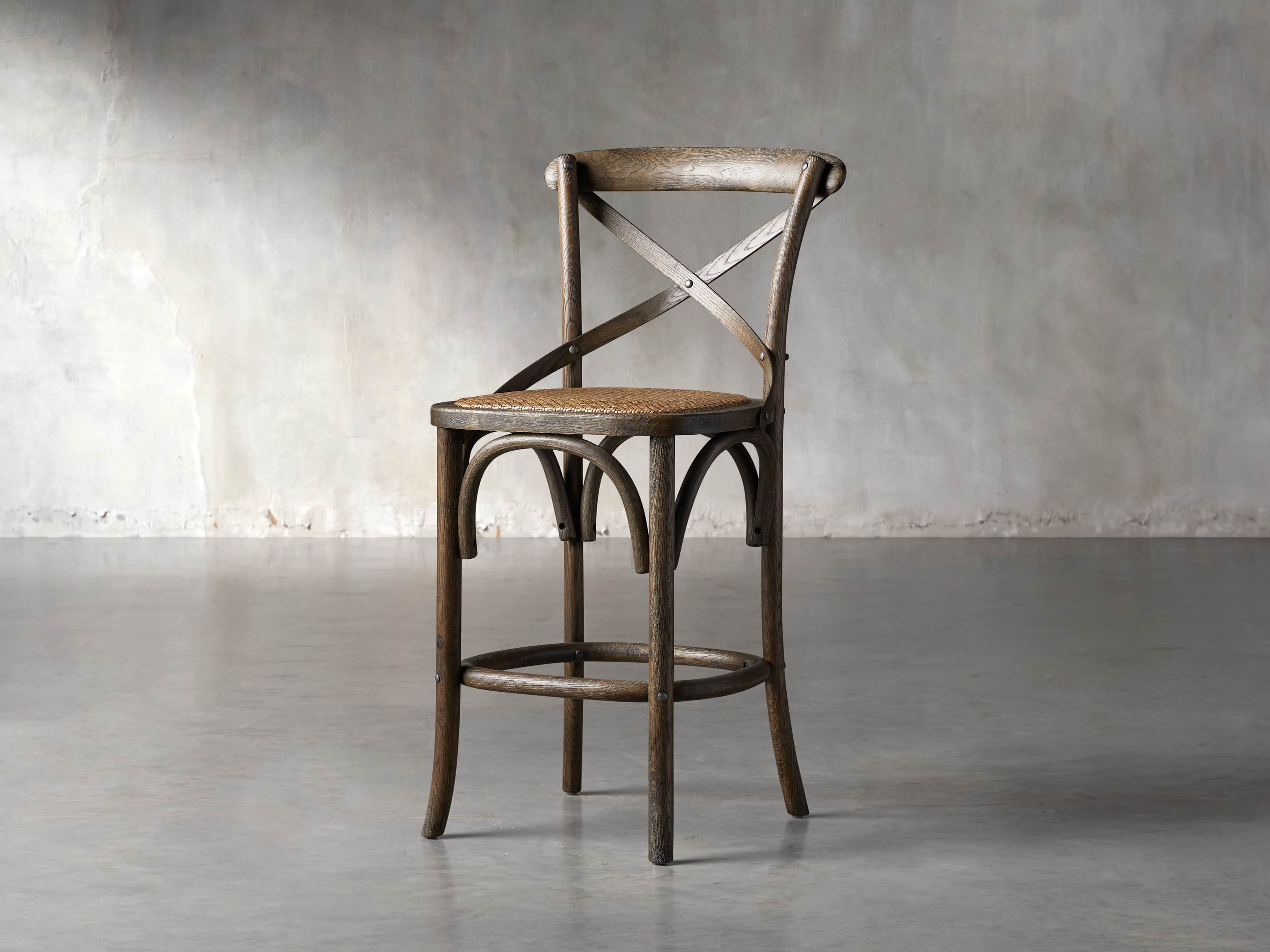 Cadence 21" Counter Stool in Dark Brown