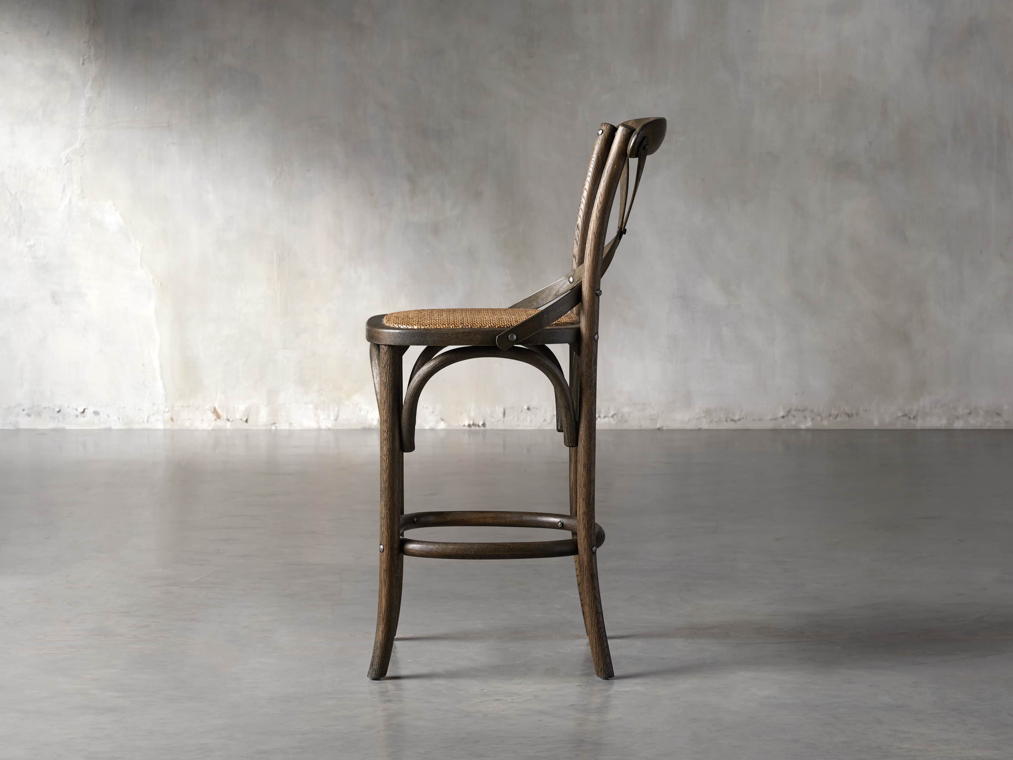 Cadence 21" Counter Stool in Dark Brown