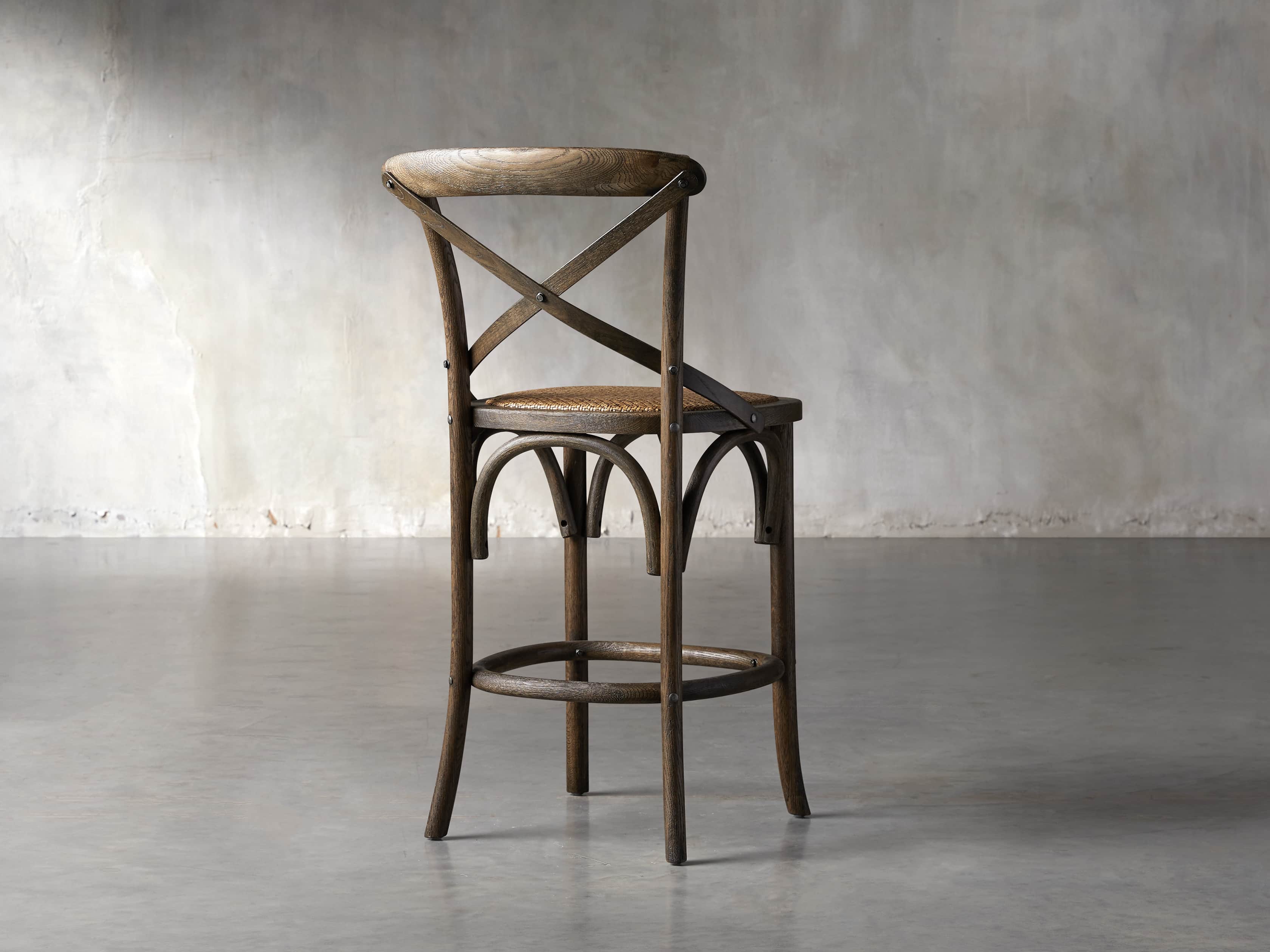 Cadence 21" Counter Stool in Dark Brown
