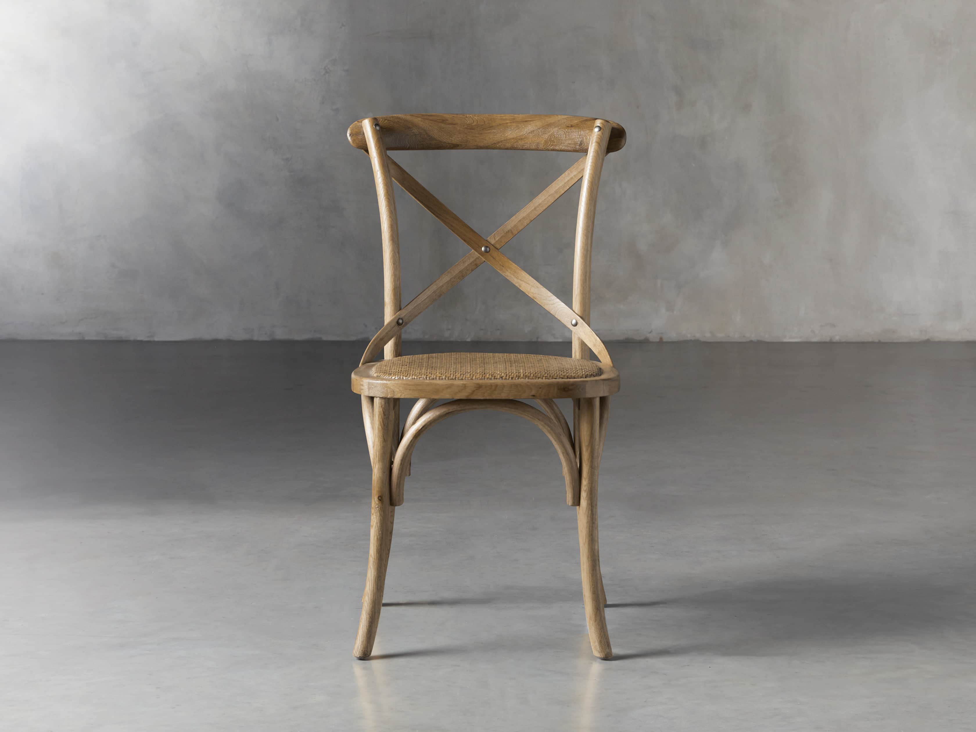 Cadence Dining Chair With Rattan Seat Arhaus