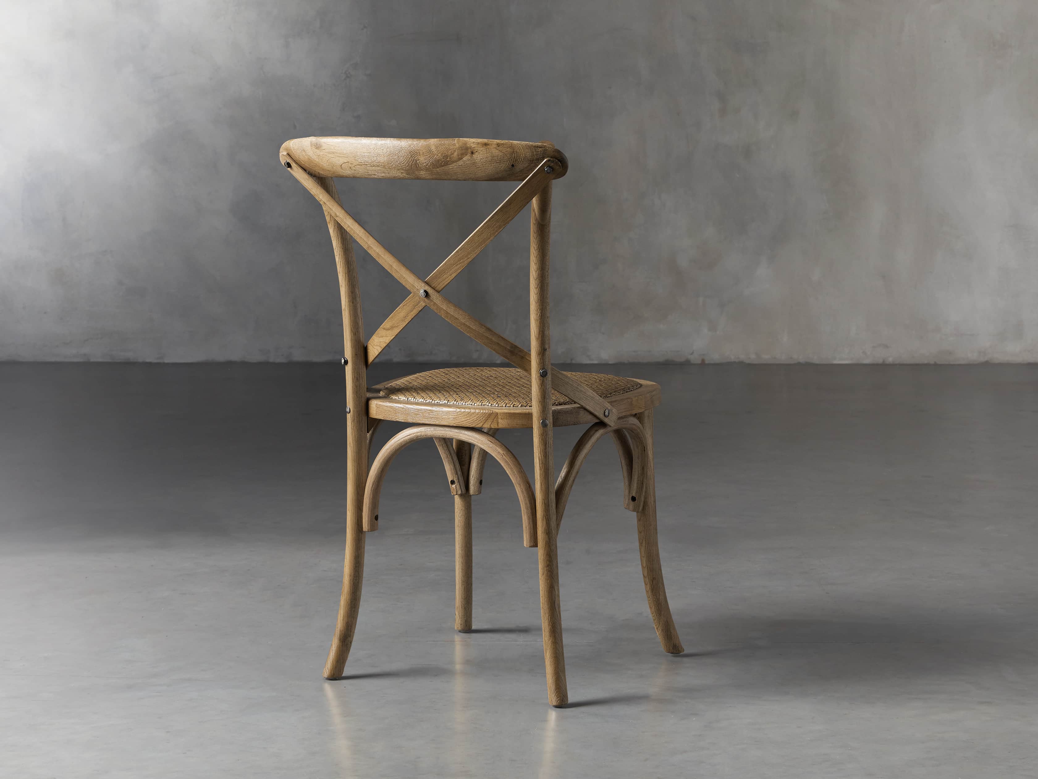 Cadence Dining Chair with Rattan Seat Arhaus