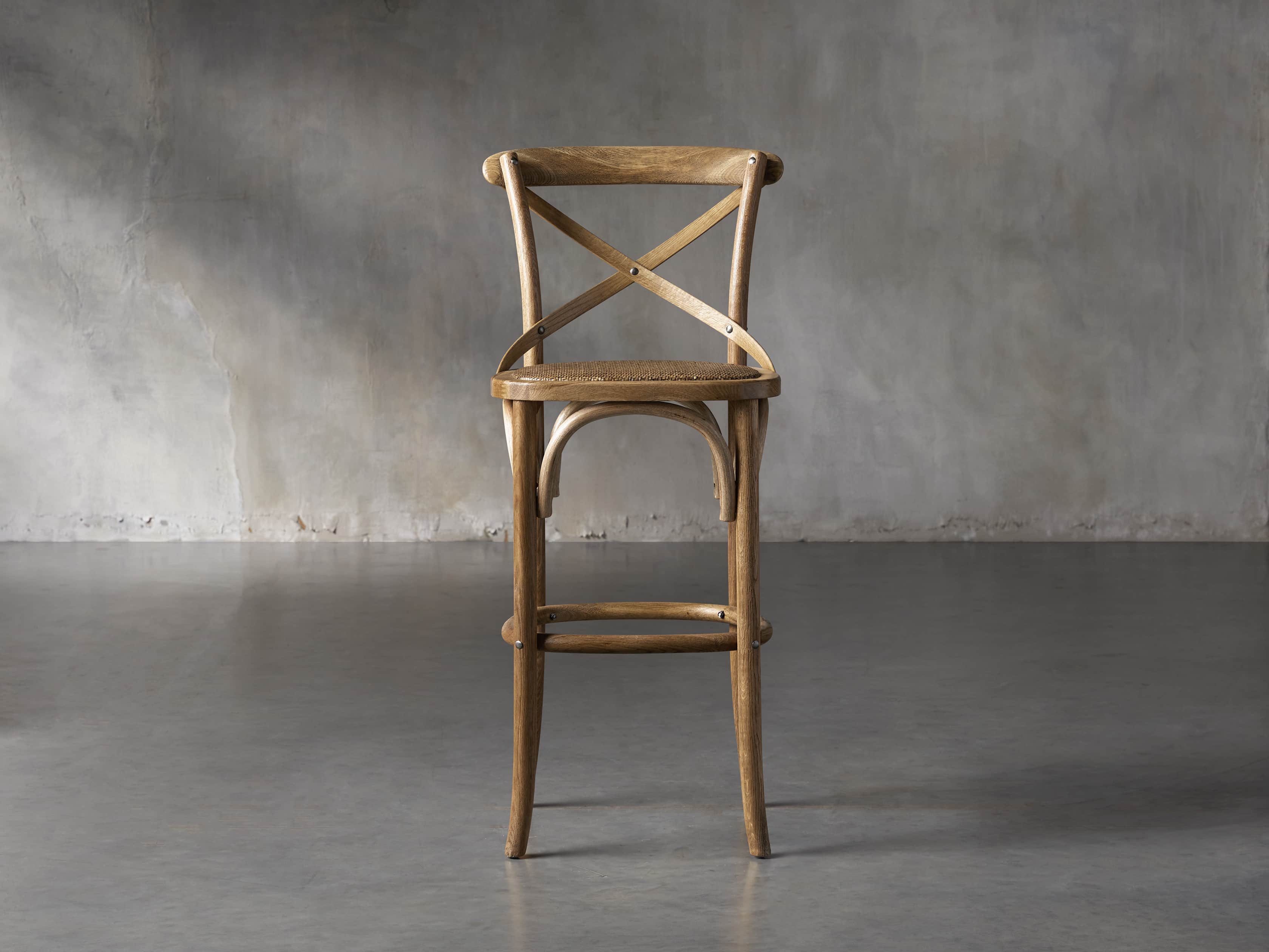 Cadence 18" Bar Stool in Natural Weathered, slide 1 of 8