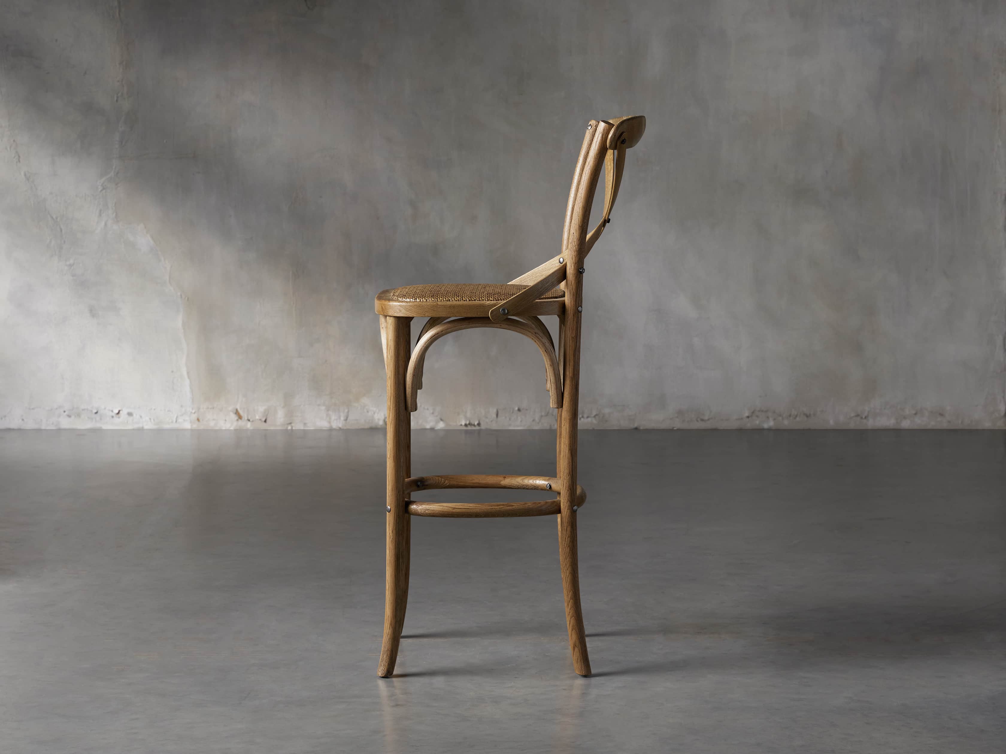 Cadence 18" Bar Stool in Natural Weathered, slide 3 of 8