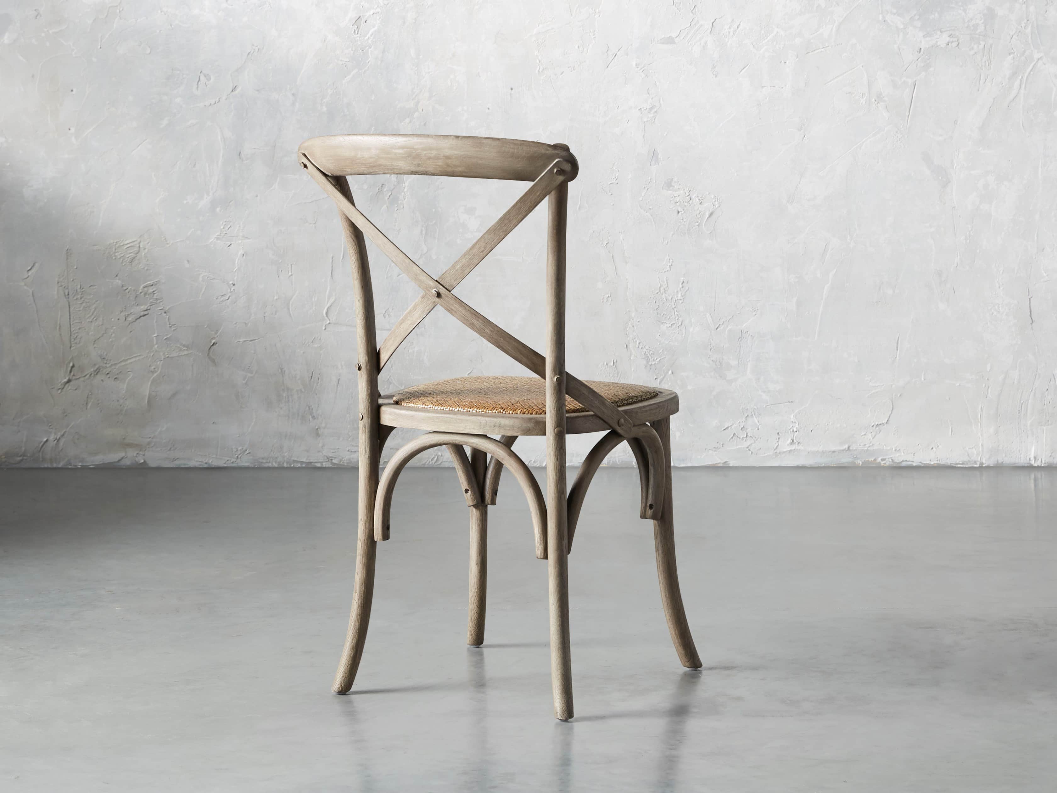 Cadence Dining Chair With Rattan Seat Arhaus