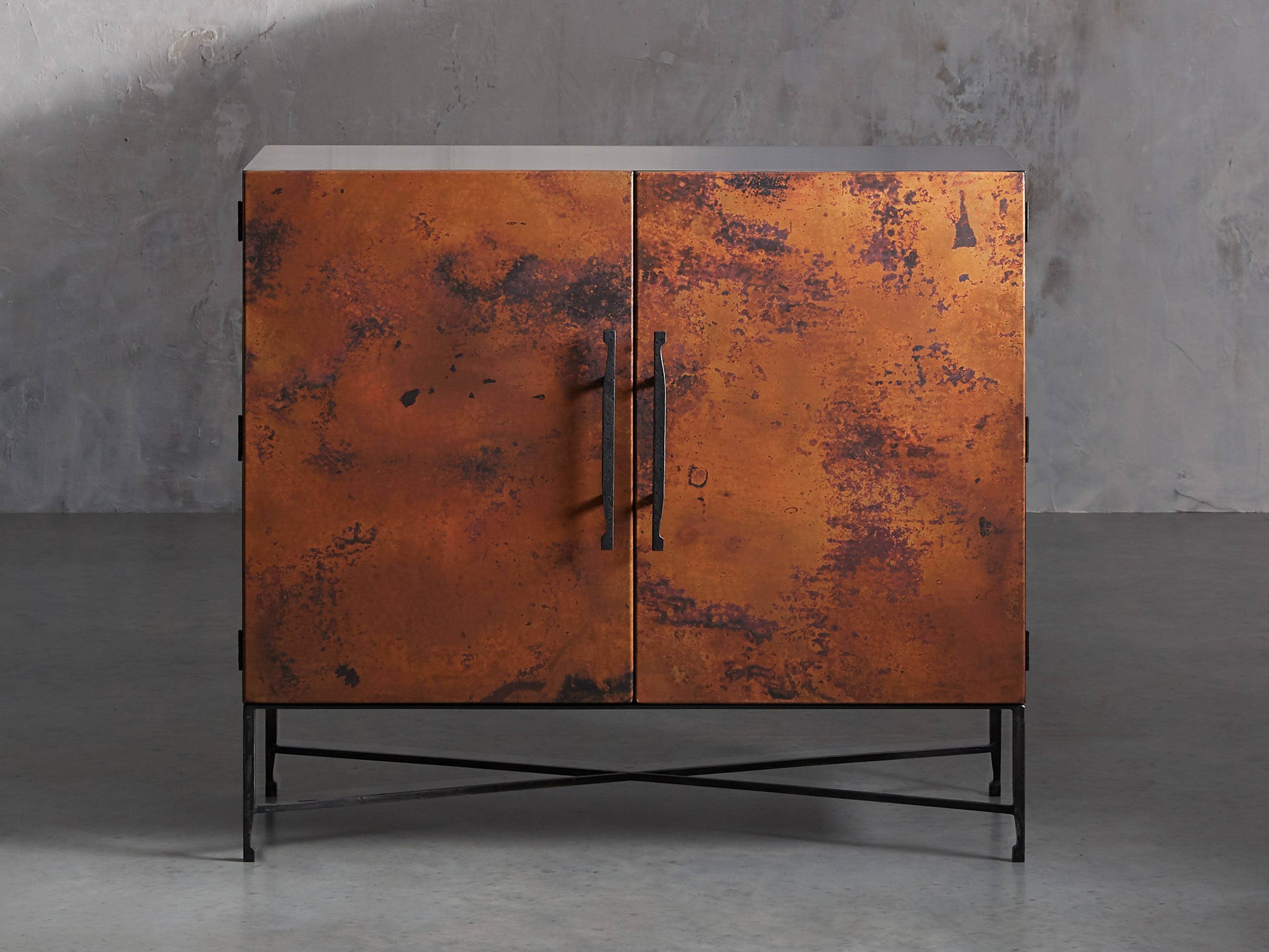 Cahlo 50" Bar Cabinet in Copper