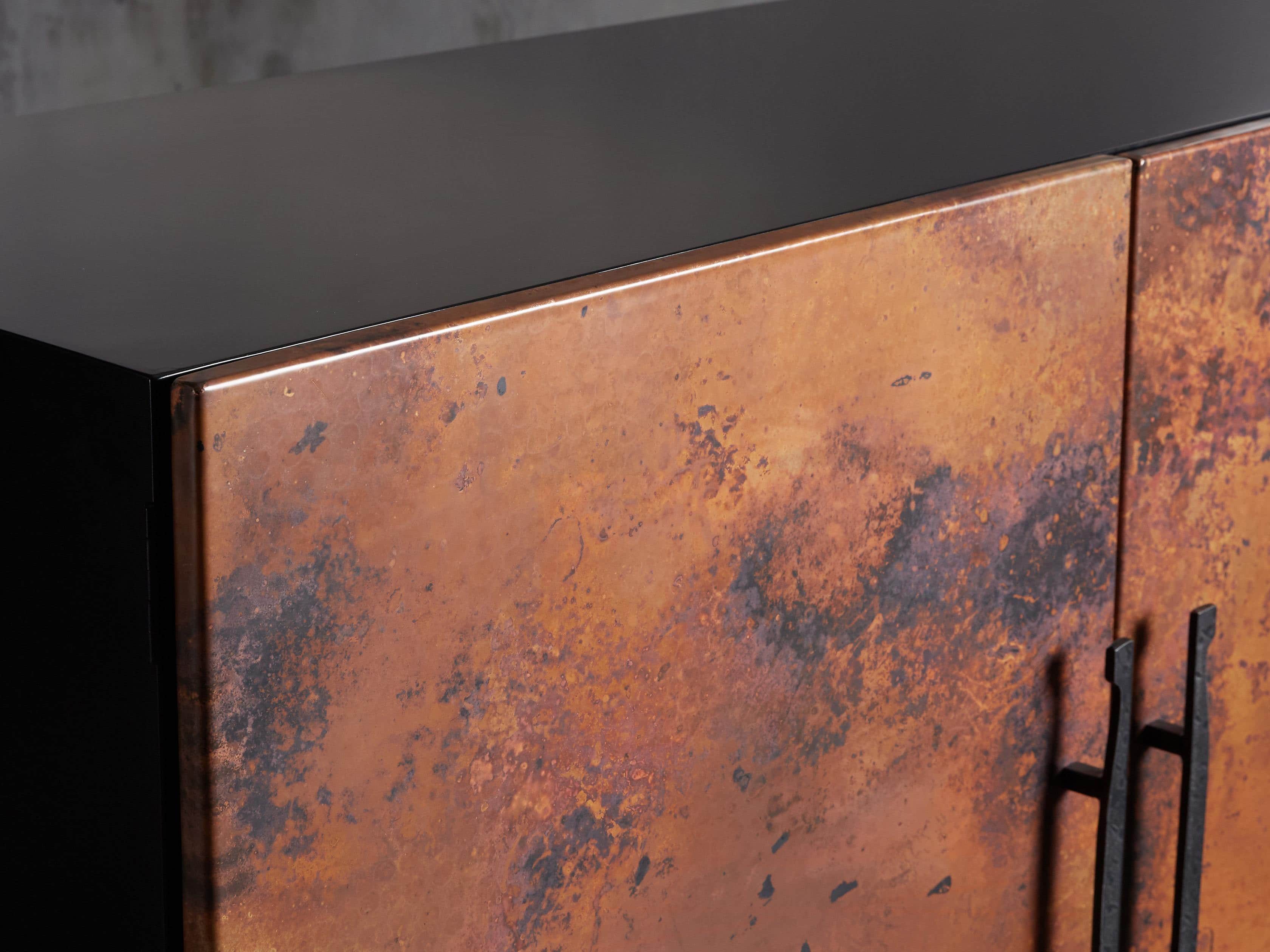 Cahlo 50" Bar Cabinet in Copper