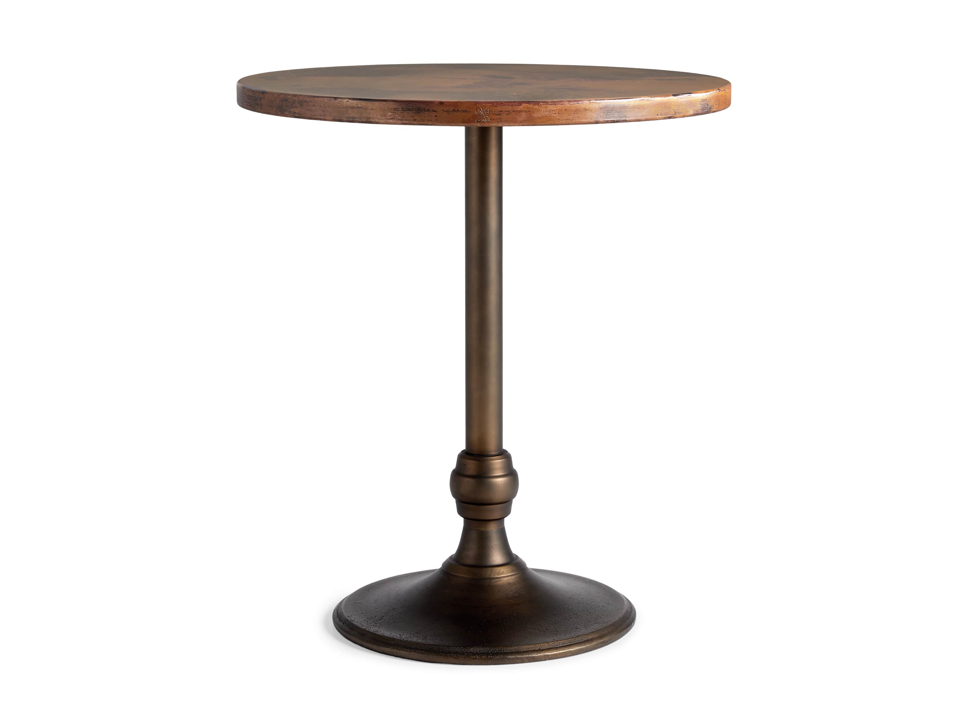 Copper 36" Bar Table with Wade Base, slide 3 of 3
