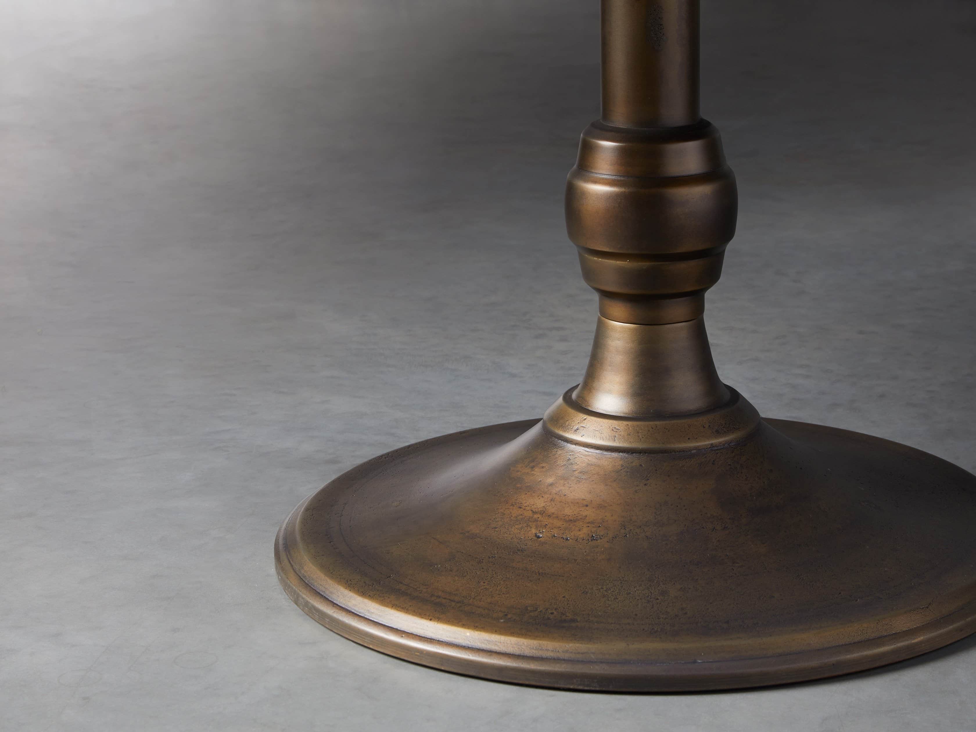 Wade 54" Copper Round Dining Table