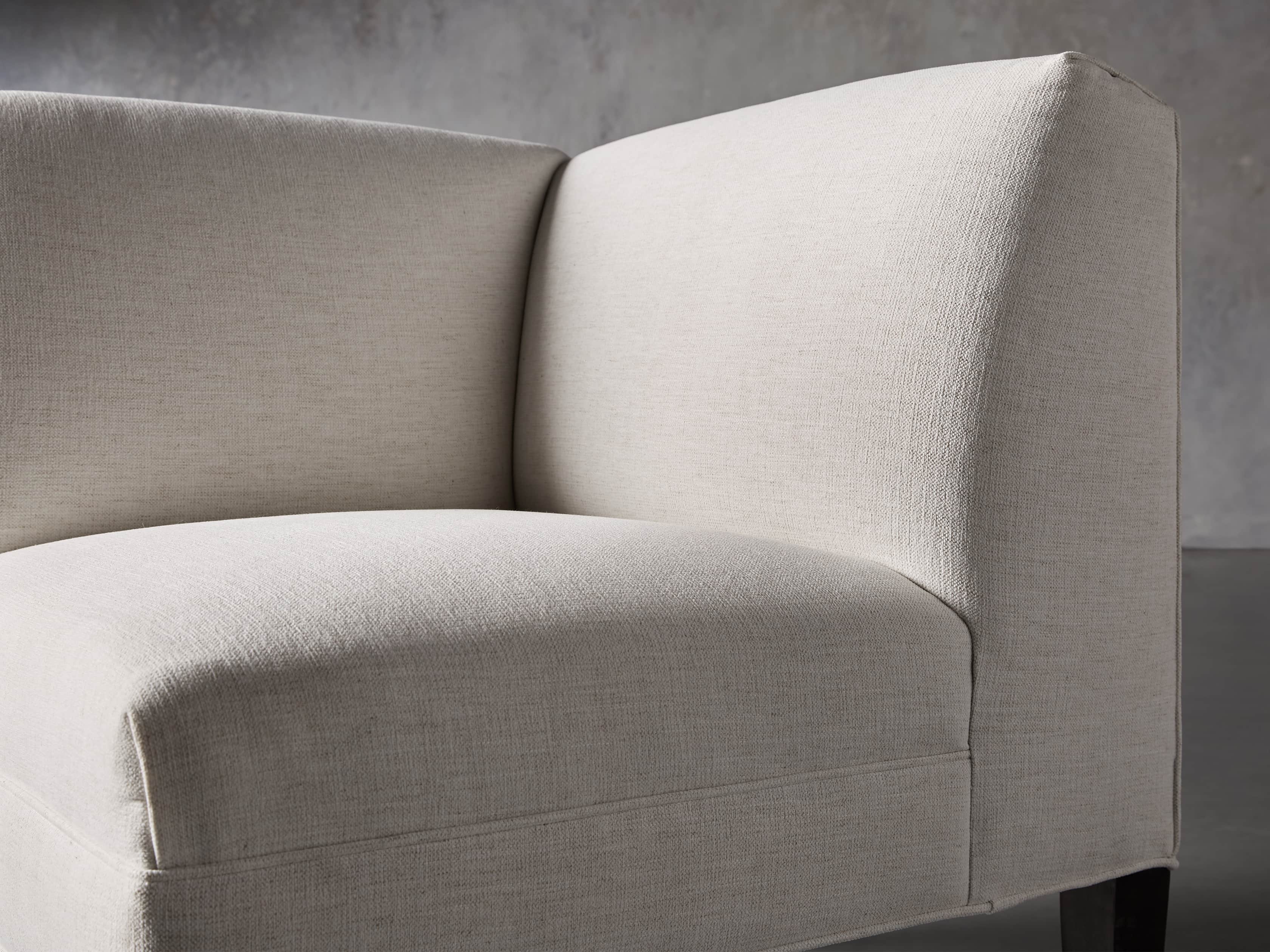 Eaton (No Toss Pillow) Upholstered Non-Tufted 32" Corner, slide 4 of 6