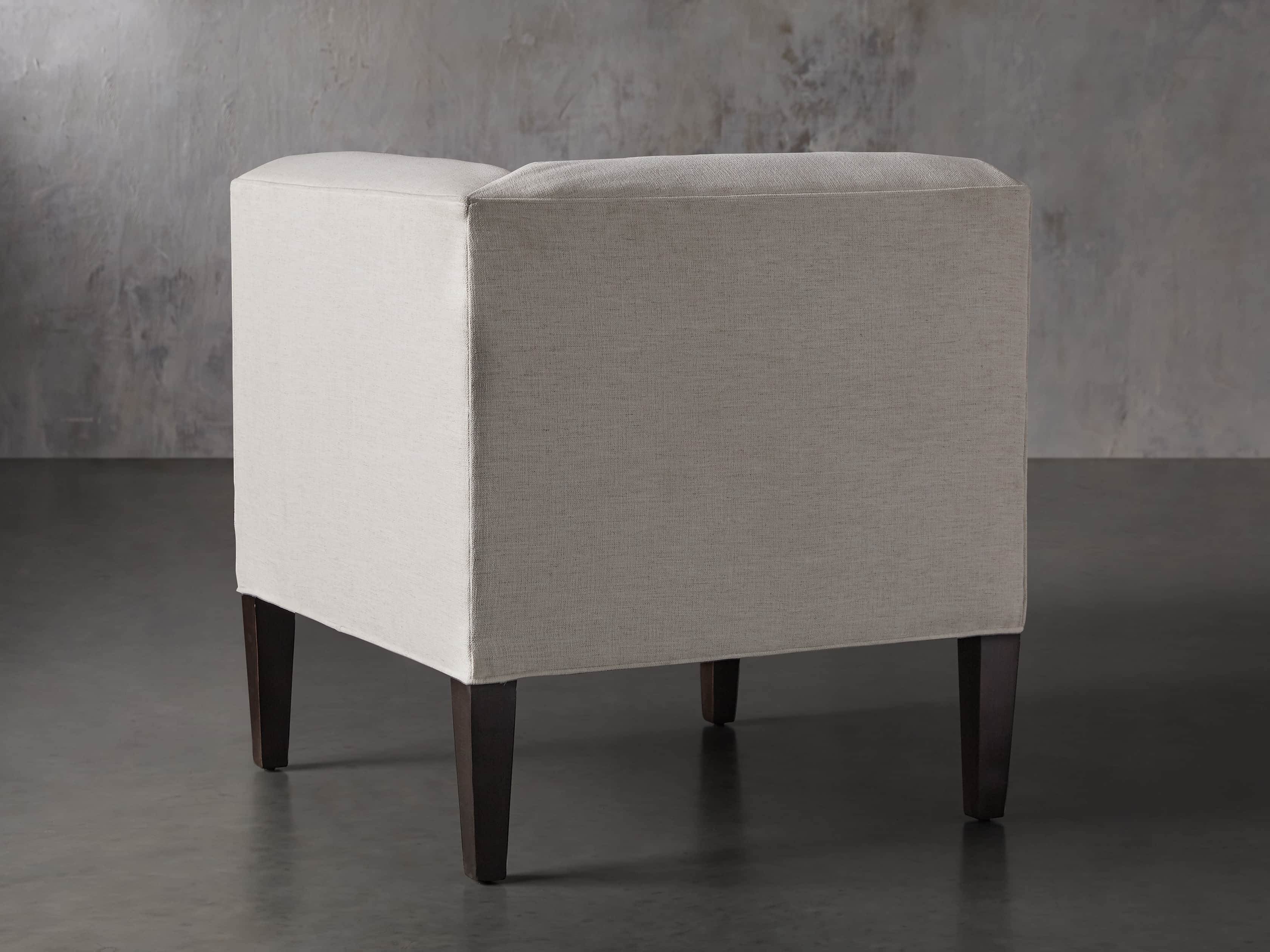 Eaton (No Toss Pillow) Upholstered Non-Tufted 32" Corner, slide 3 of 6
