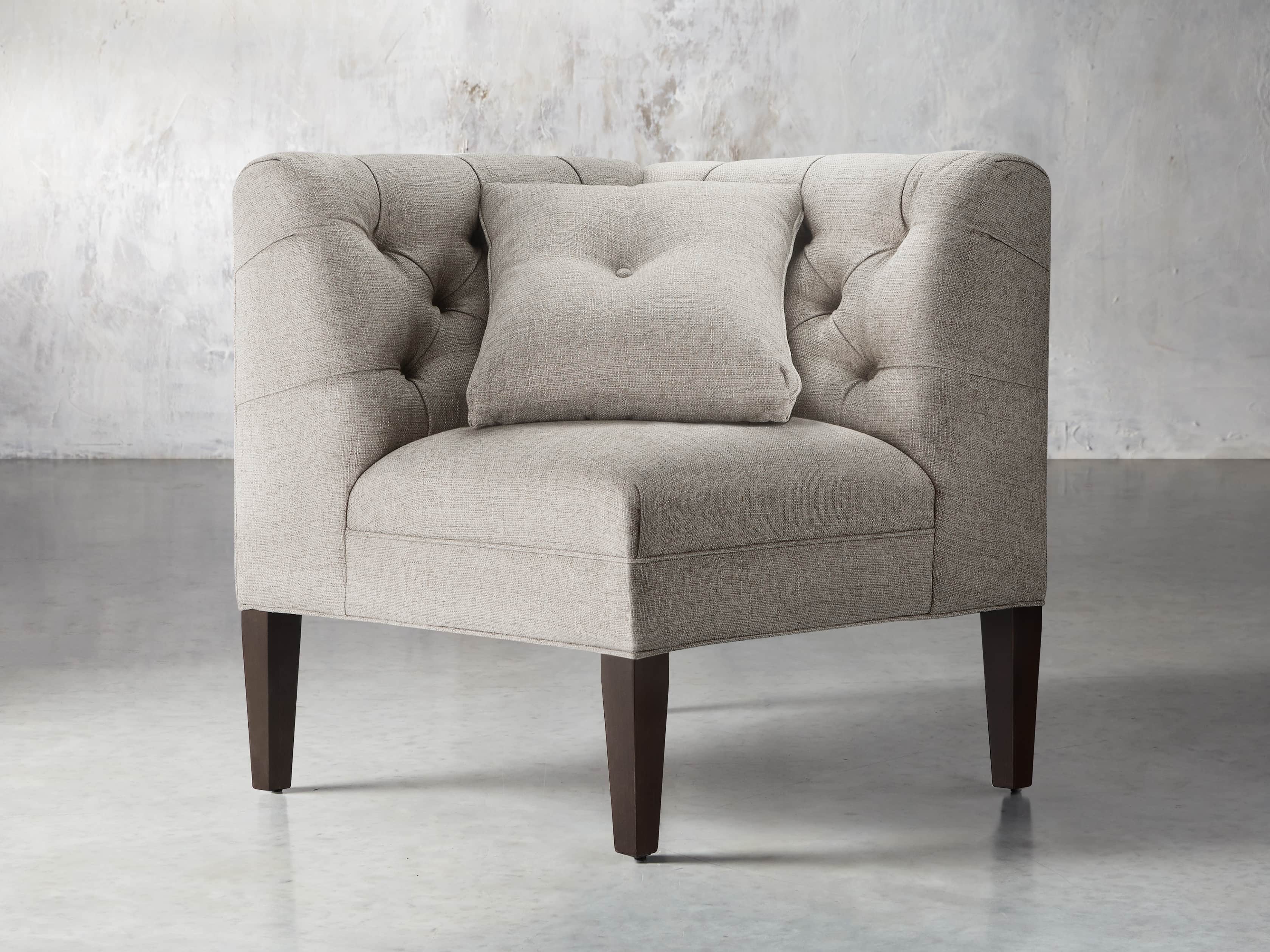 Eaton Upholstered 32" Tufted Corner, slide 1 of 5
