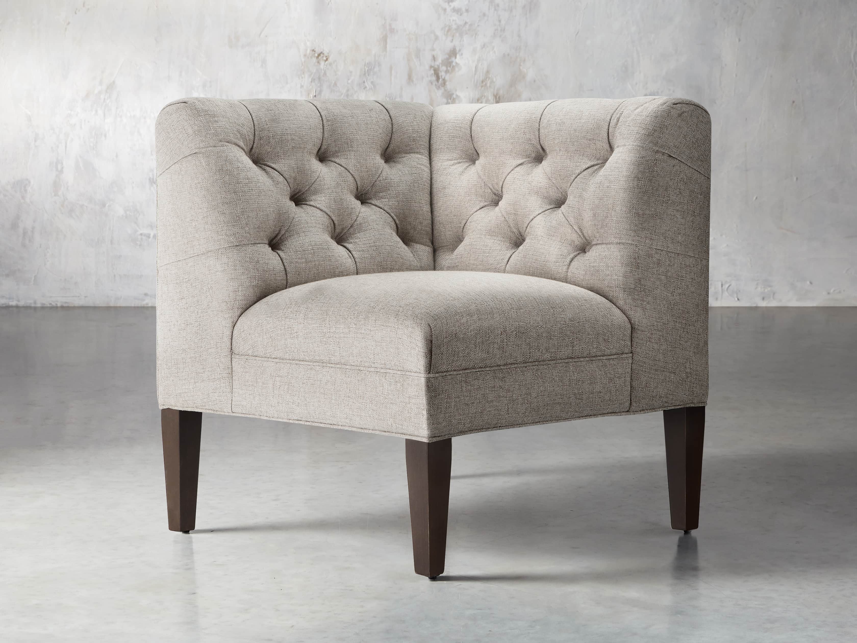 Eaton Upholstered 32" Tufted Corner, slide 2 of 5