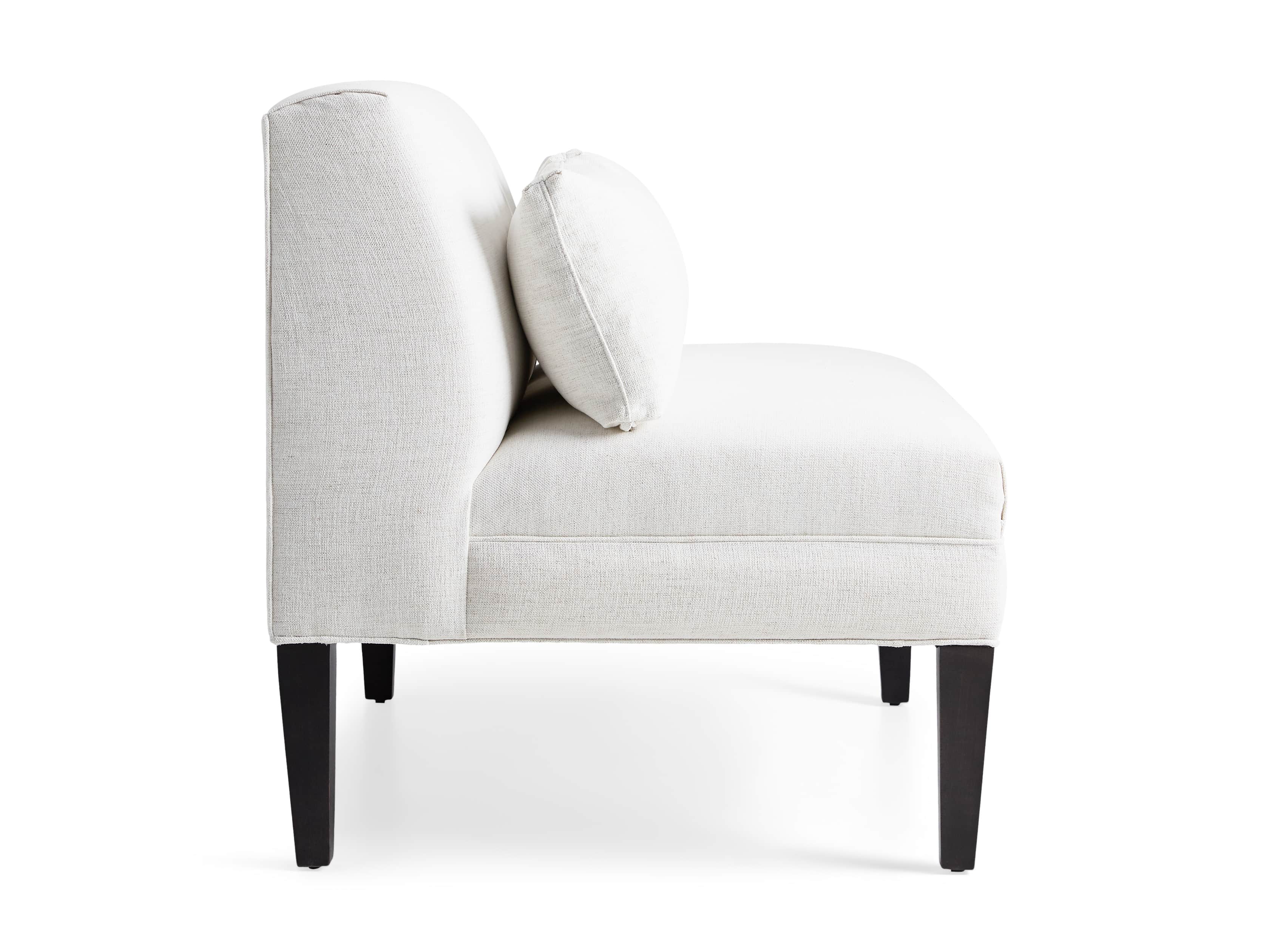 Eaton (No Toss Pillow) Upholstered Non-Tufted 42" Bench, slide 7 of 7