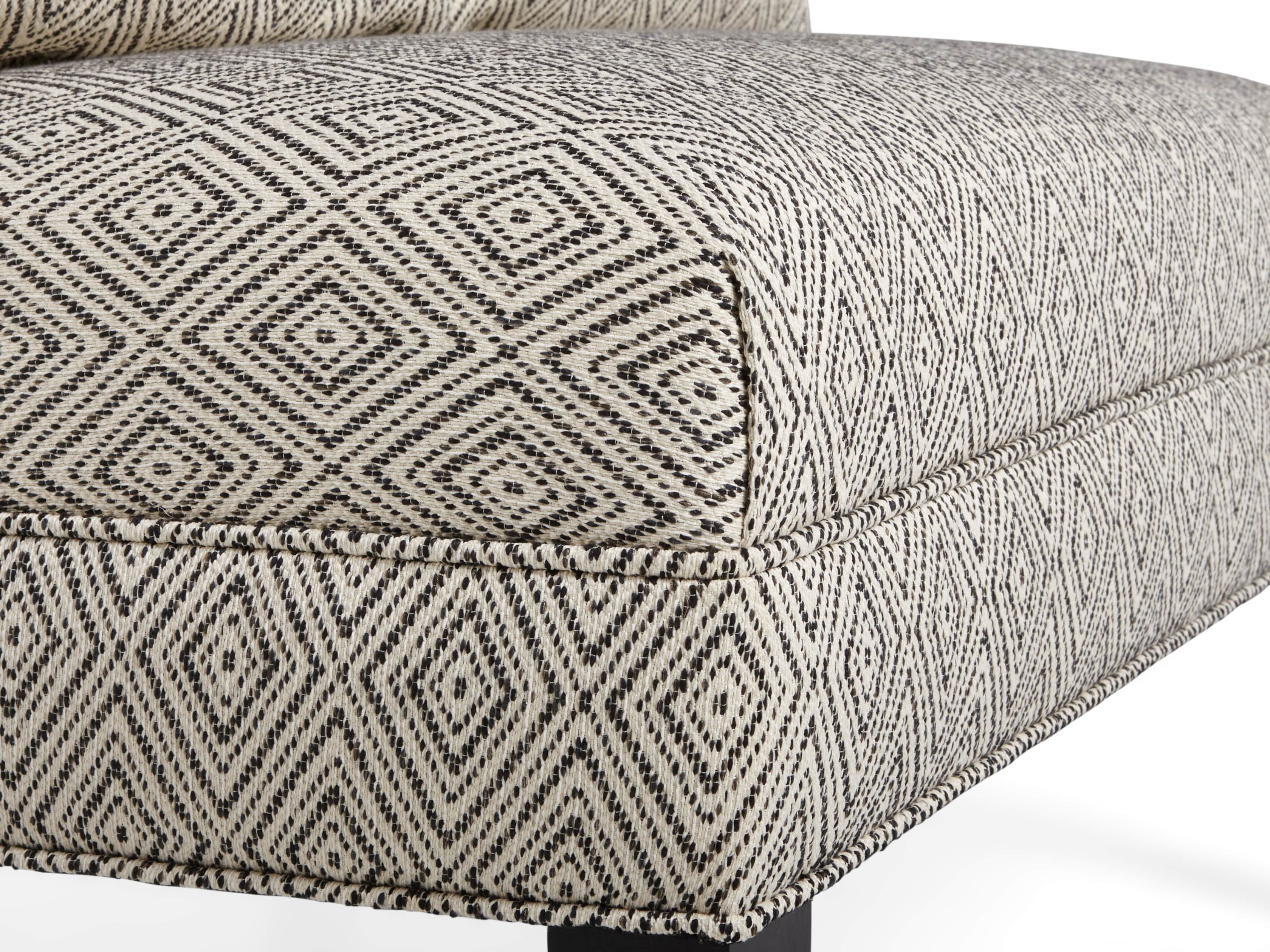 Eaton NonTufted Bench in Davos Night Arhaus