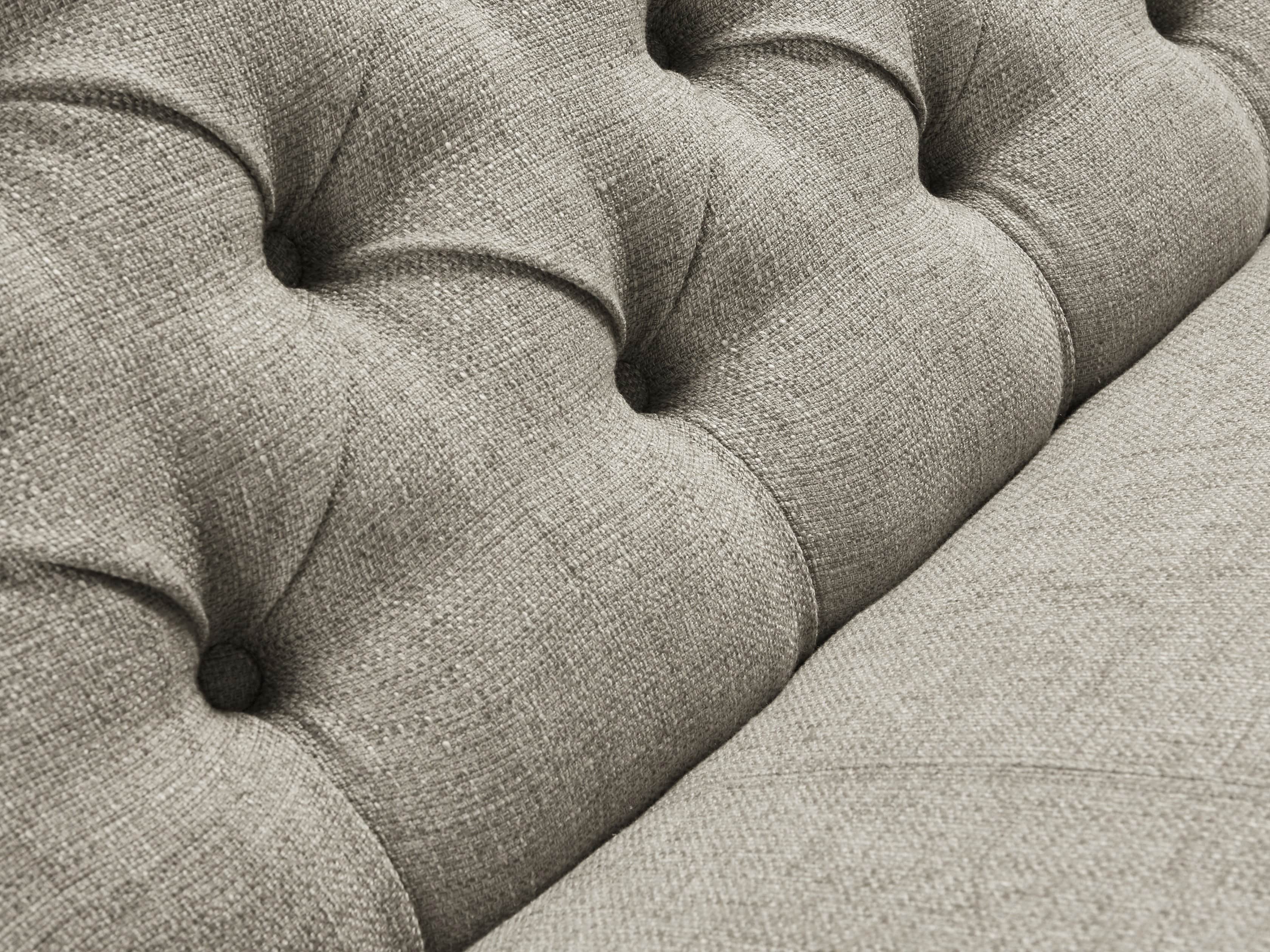 Eaton Upholstered 80" Tufted Settee